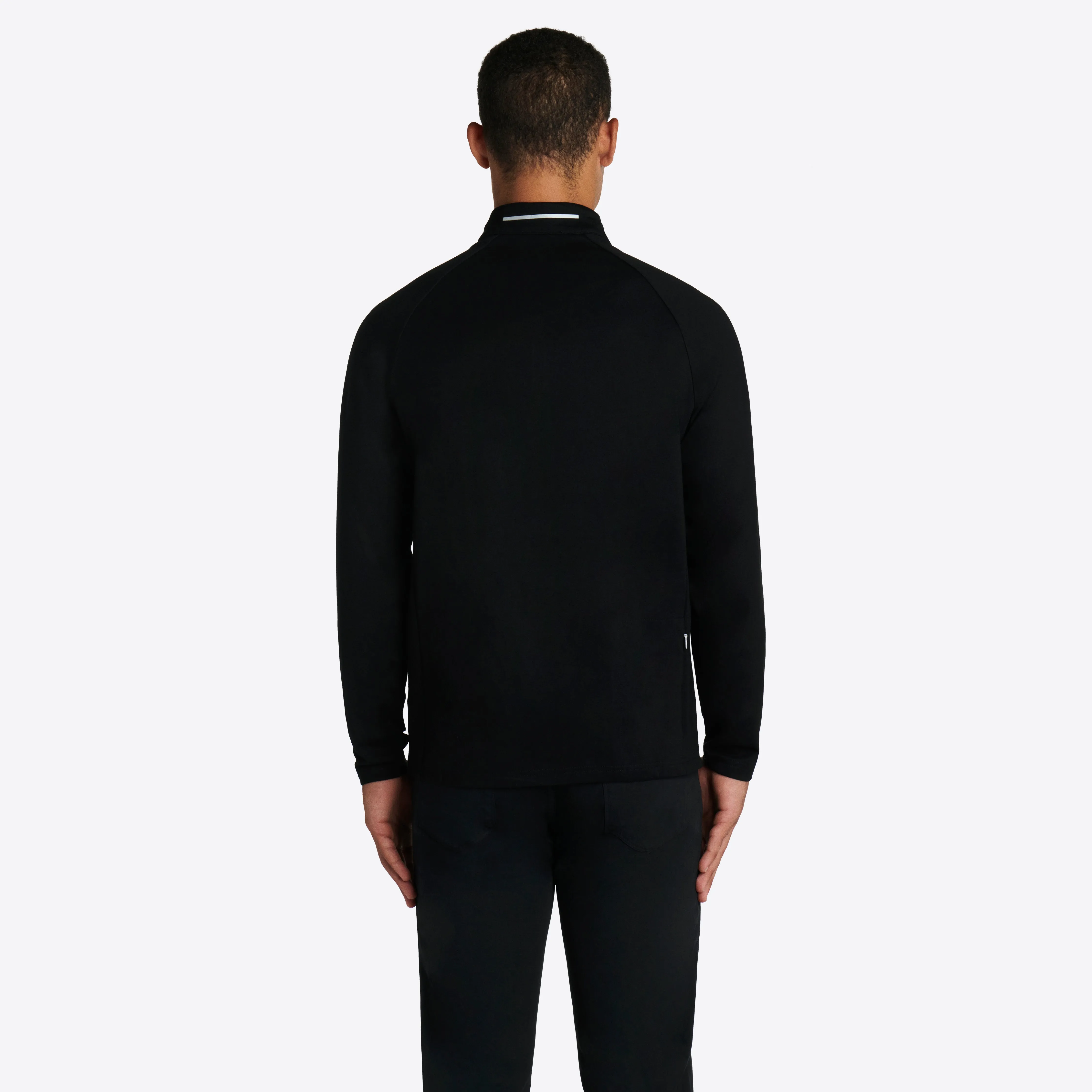 Solid Quarter Zip Mock Neck Pullover sold by Bugatchi product image thumbnail 5