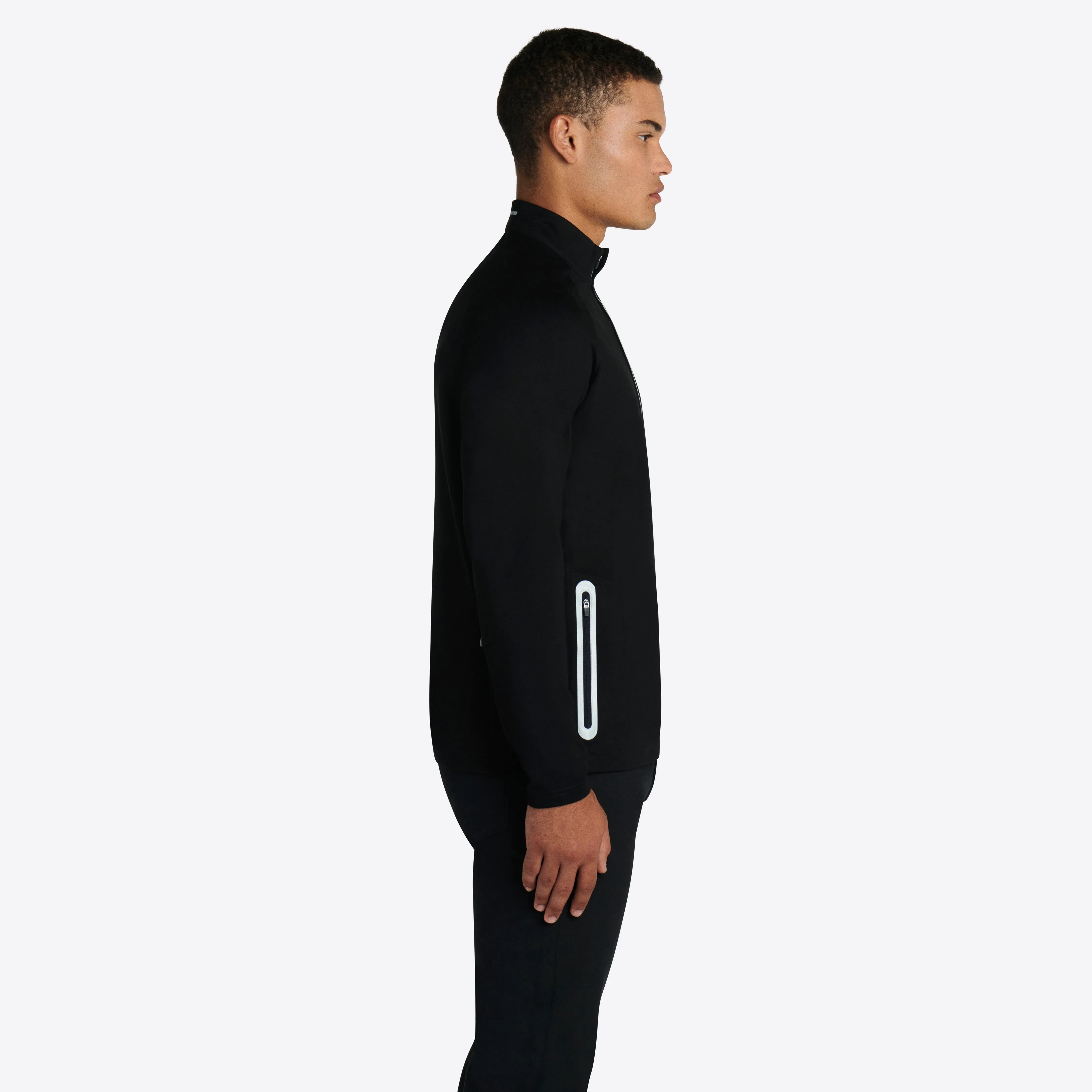 Solid Quarter Zip Mock Neck Pullover sold by Bugatchi product image thumbnail 4