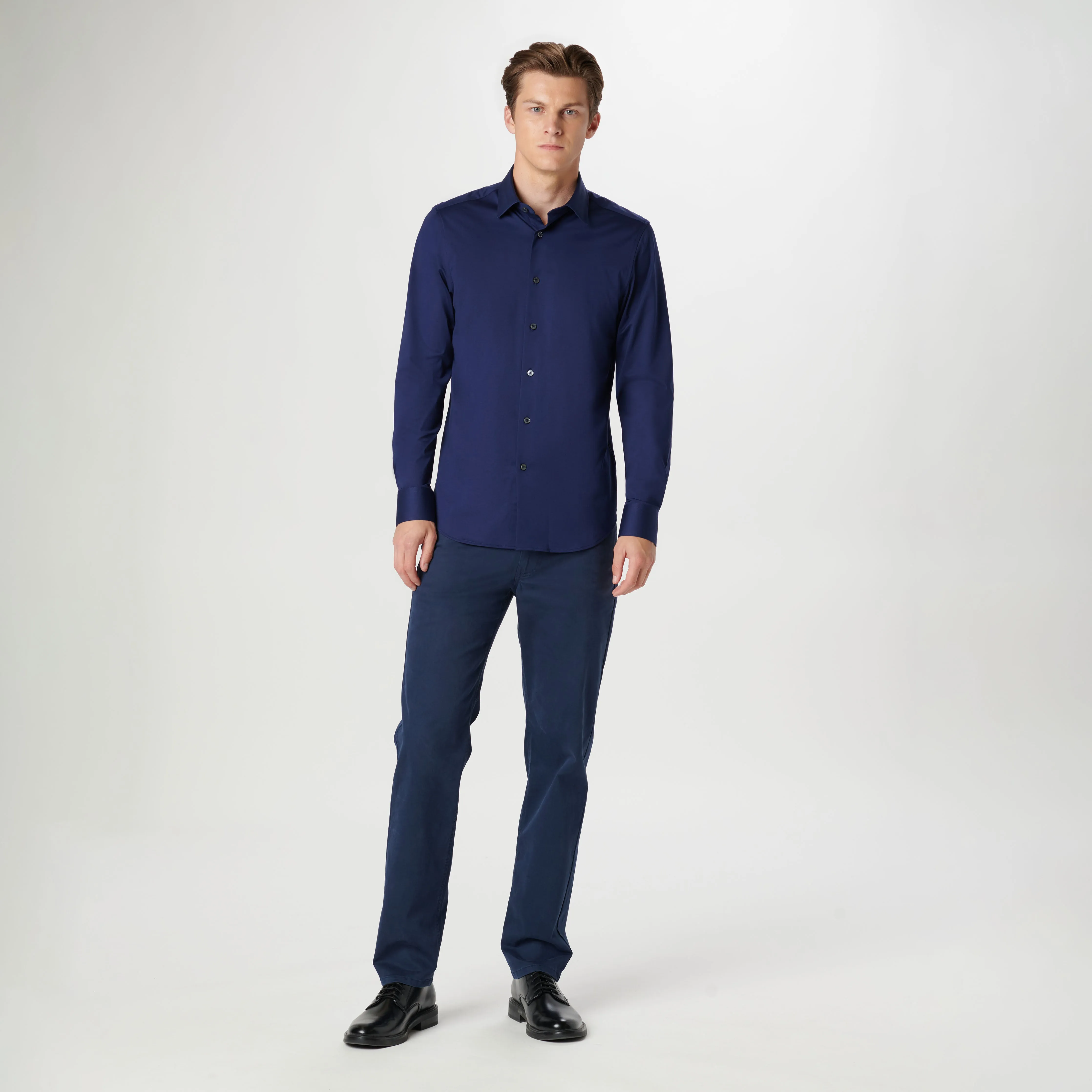 James Solid OoohCotton Shirt sold by Bugatchi product image thumbnail 5