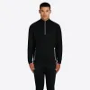 Solid Quarter Zip Mock Neck Pullover sold by Bugatchi
