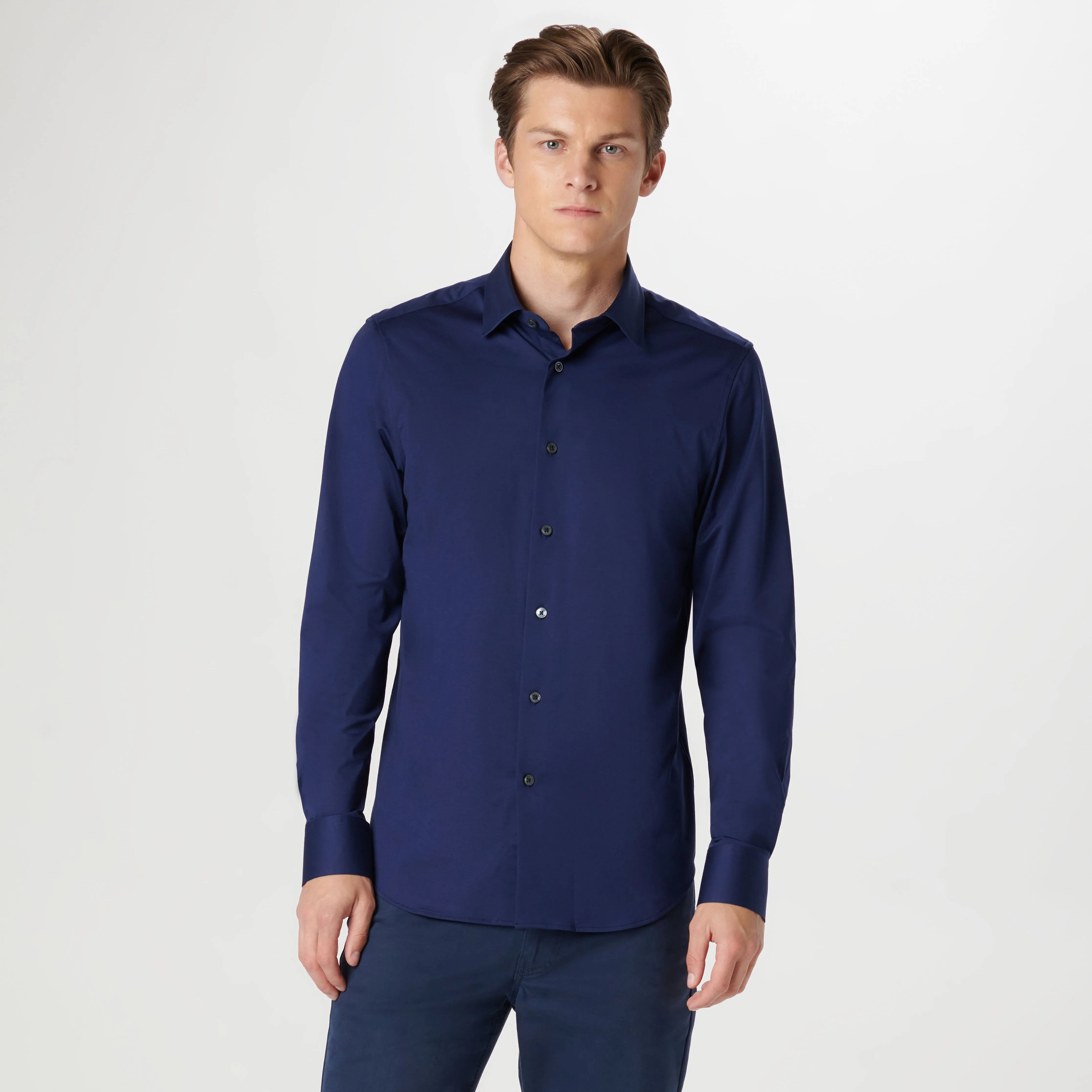 James Solid OoohCotton Shirt sold by Bugatchi product image thumbnail 2