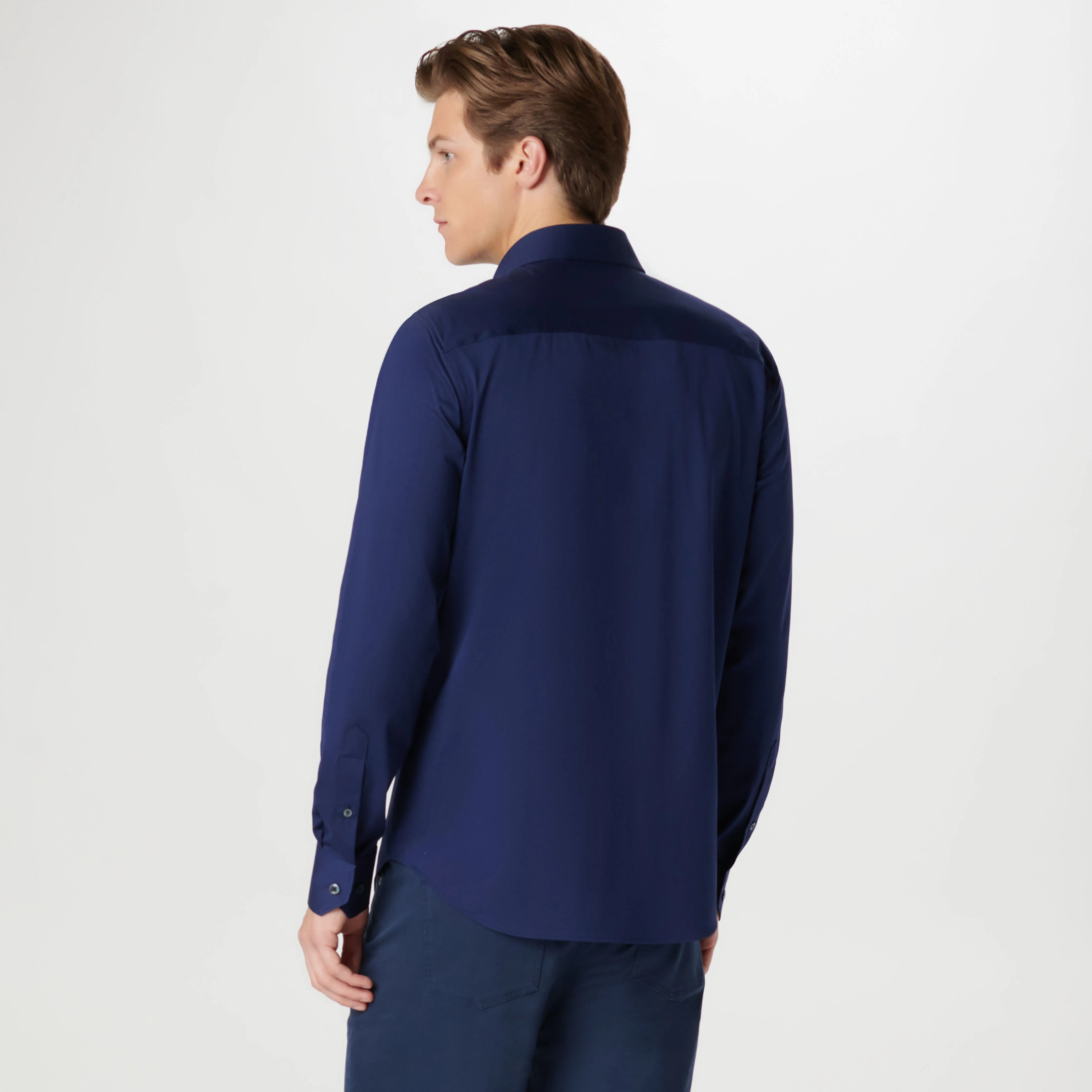 James Solid OoohCotton Shirt sold by Bugatchi product image thumbnail 4