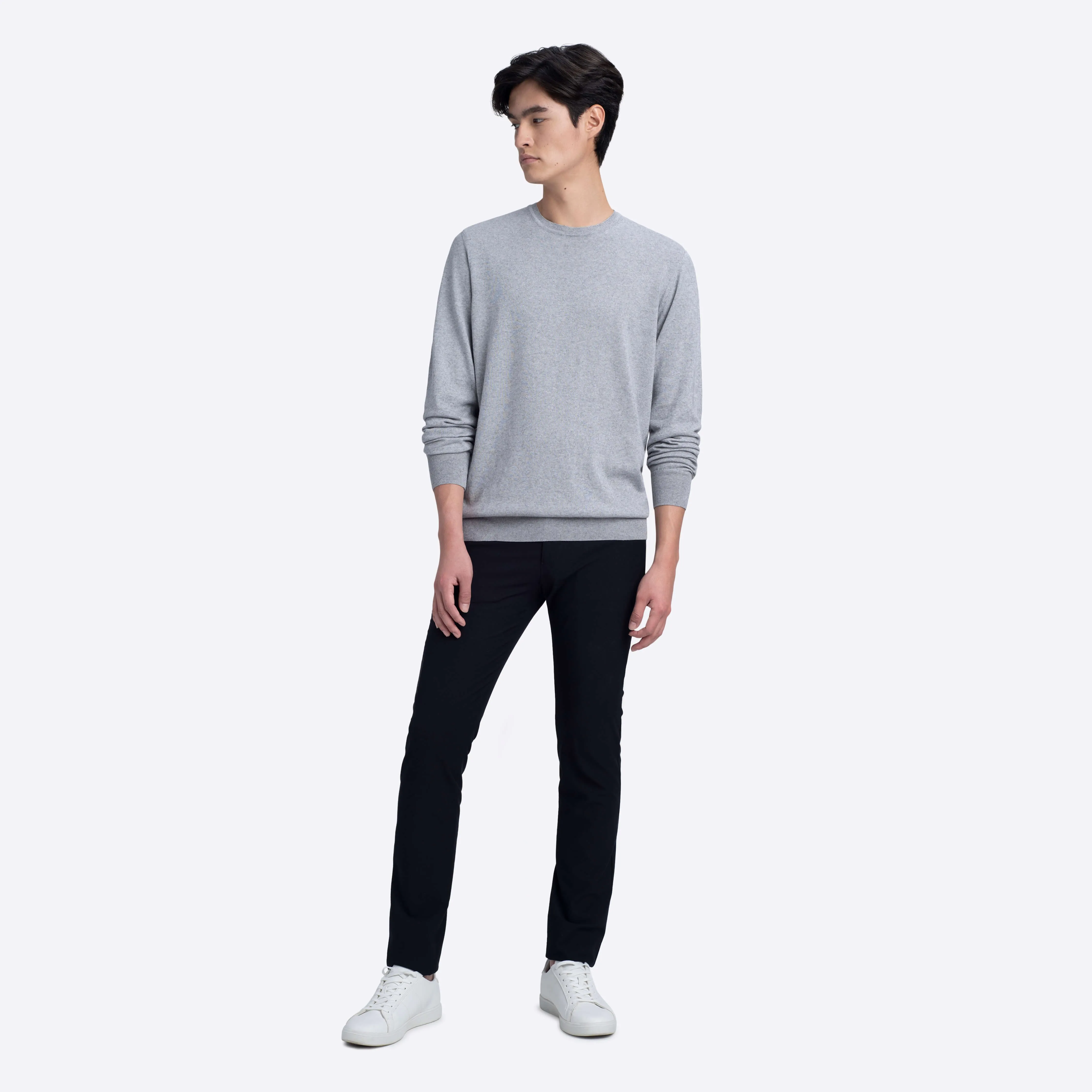 Heather Crew Neck Sweater sold by Bugatchi product image thumbnail 5