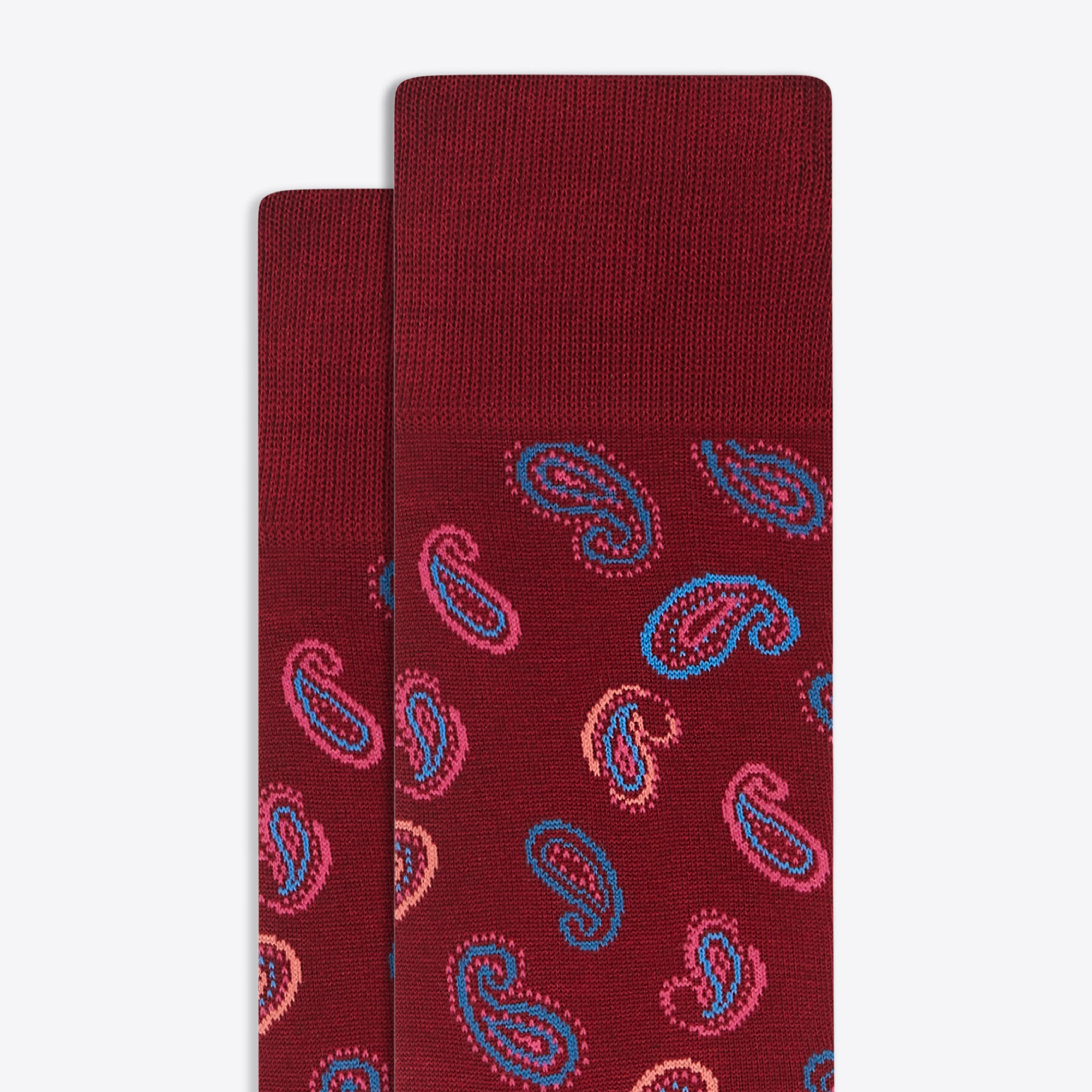 Paisley Mid-Calf Socks sold by Bugatchi product image thumbnail 2