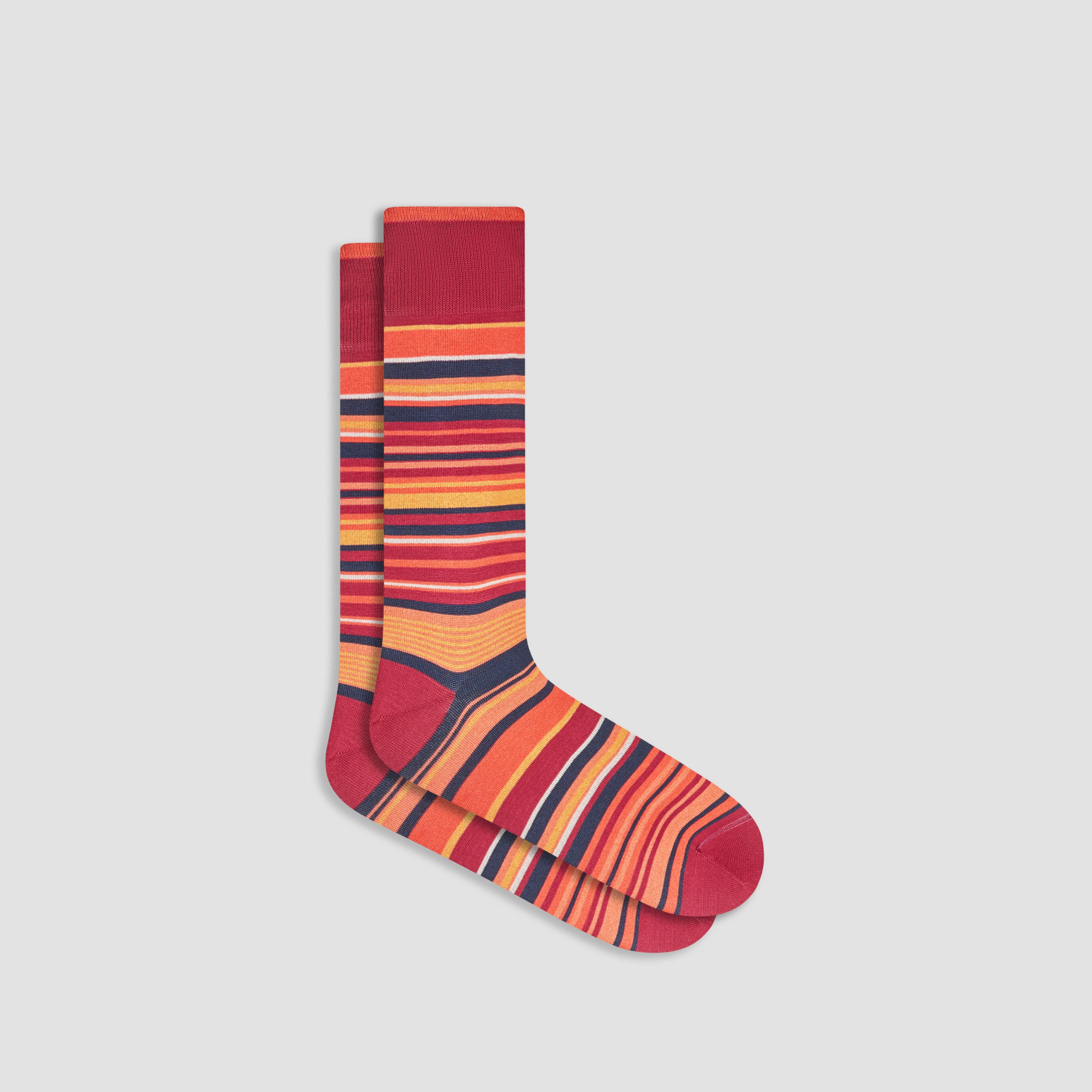 Striped Mid-Calf Socks sold by Bugatchi