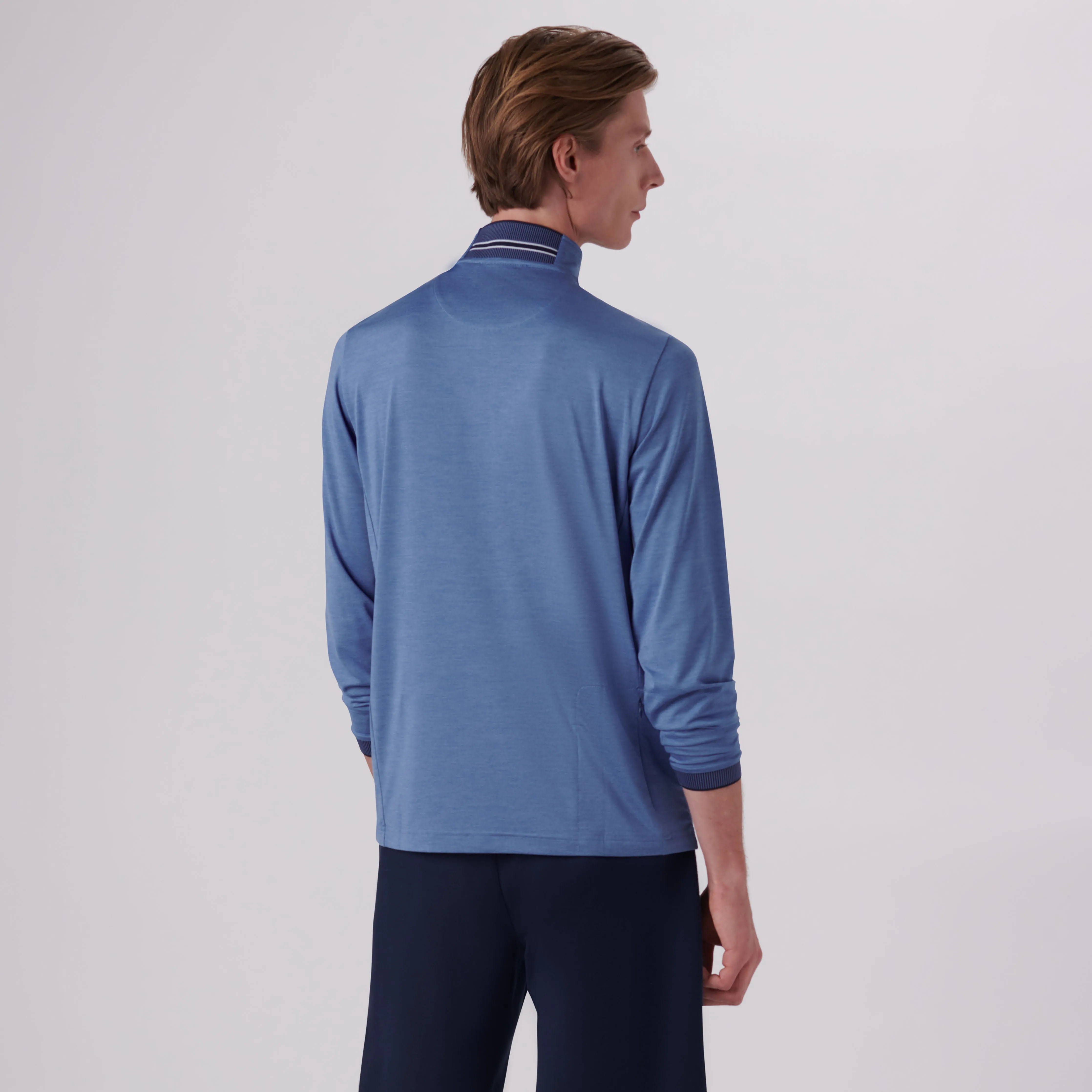 Performance Quarter-Zip Pullover sold by Bugatchi product image thumbnail 4