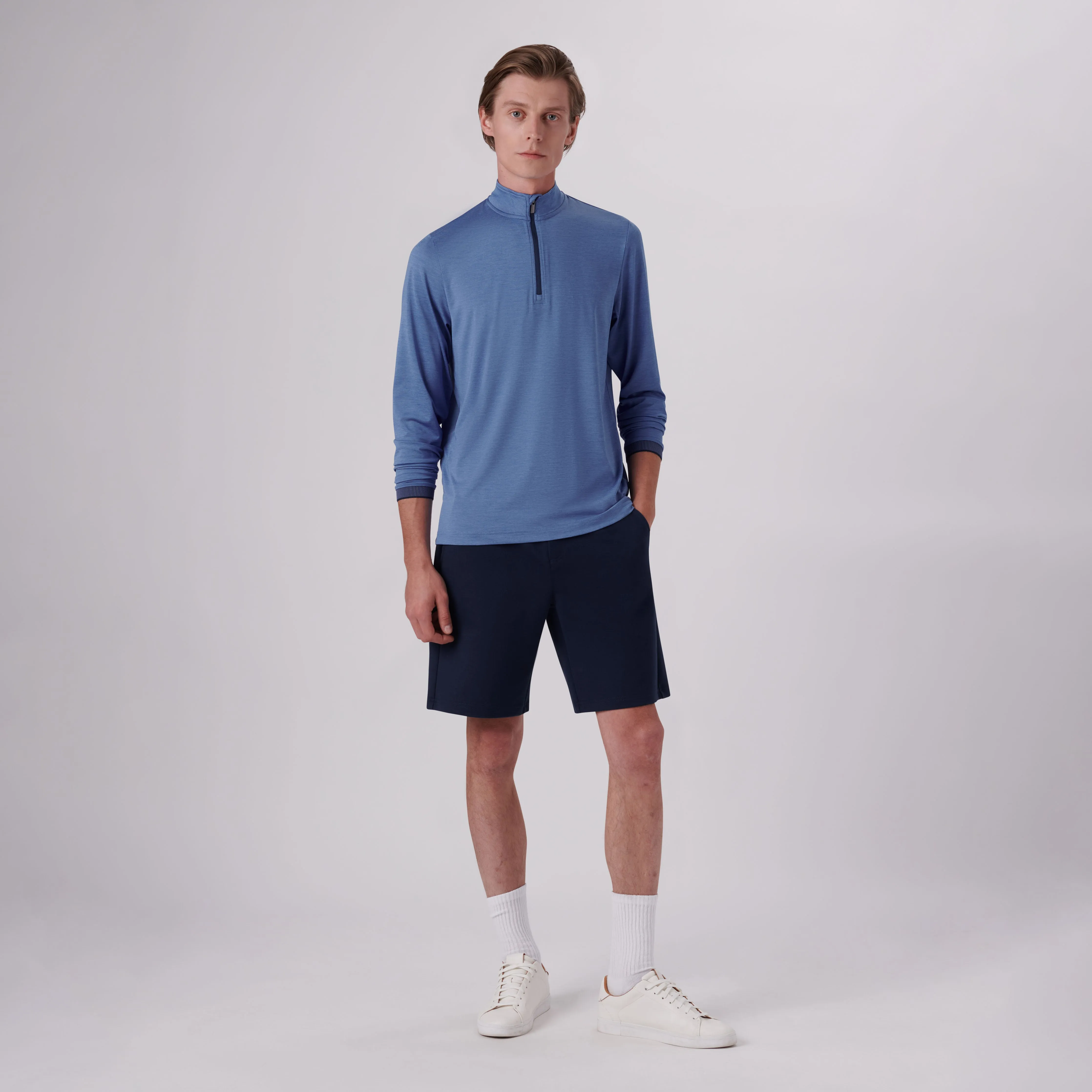 Performance Quarter-Zip Pullover sold by Bugatchi product image thumbnail 5