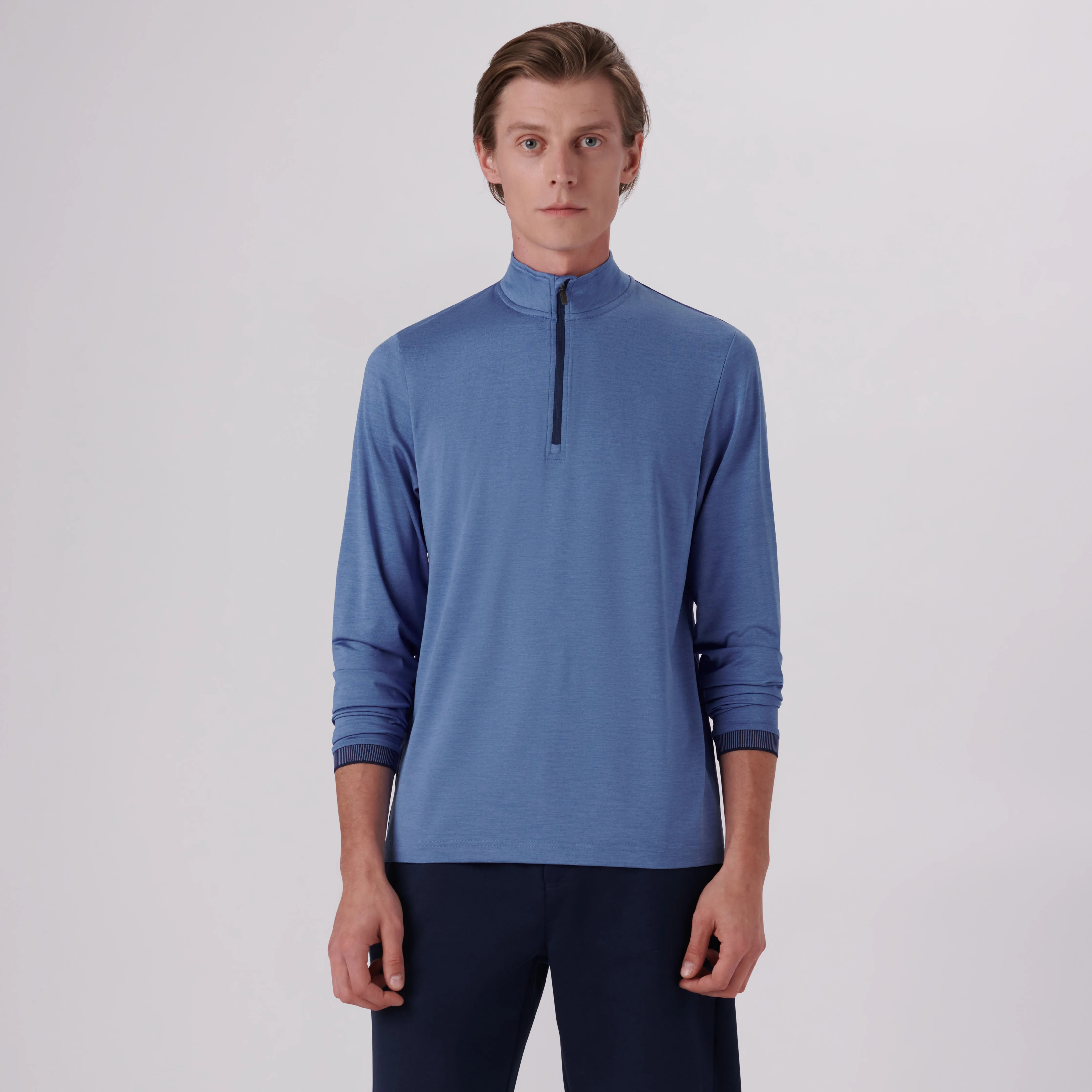 Performance Quarter-Zip Pullover sold by Bugatchi product image thumbnail 2