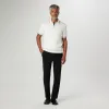 Rib Stitch Short Sleeve Polo Sweater sold by Bugatchi