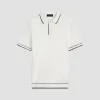 Rib Stitch Short Sleeve Polo Sweater sold by Bugatchi