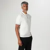Rib Stitch Short Sleeve Polo Sweater sold by Bugatchi