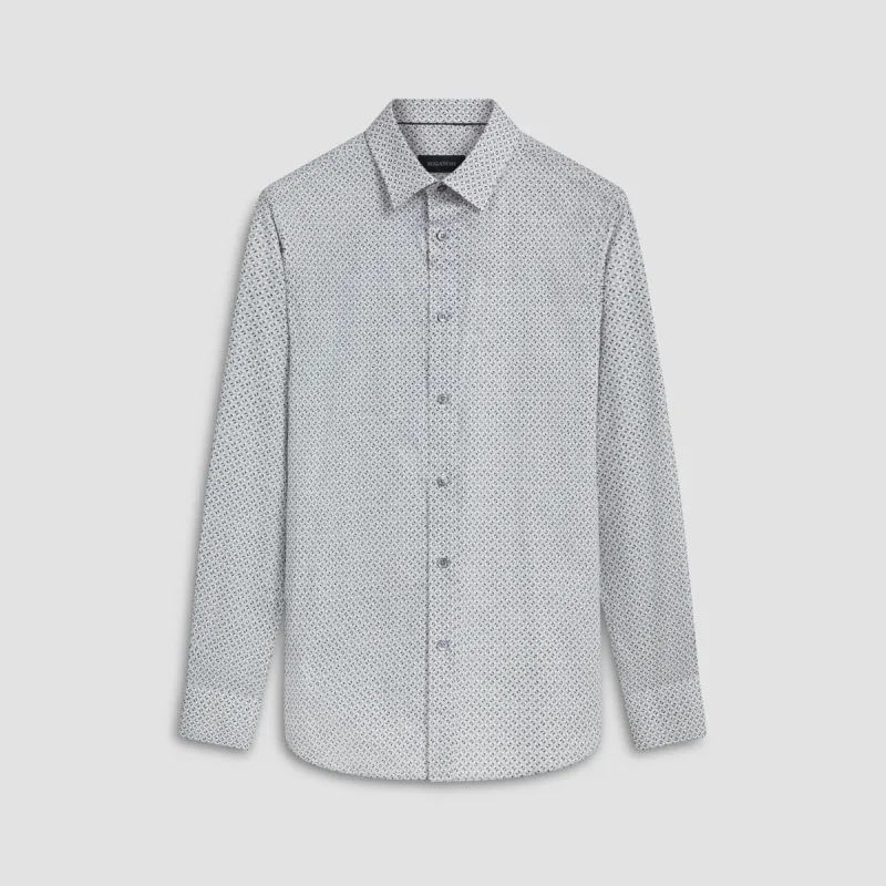 Julian Mosaic Print Shirt sold by Bugatchi