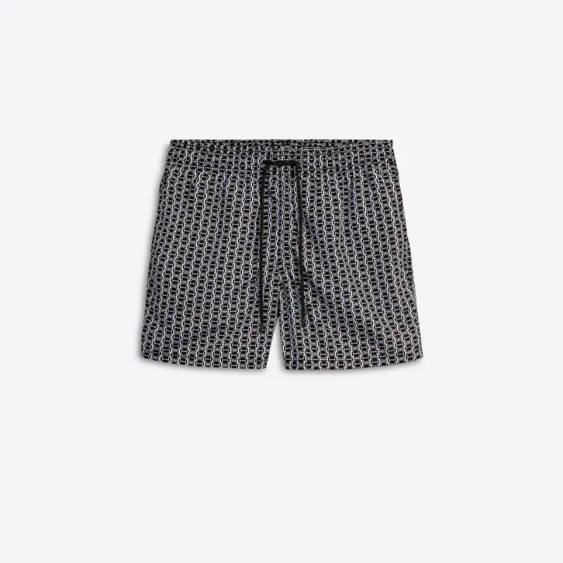 MAX Geometric Print Swim Trunks sold by Bugatchi
