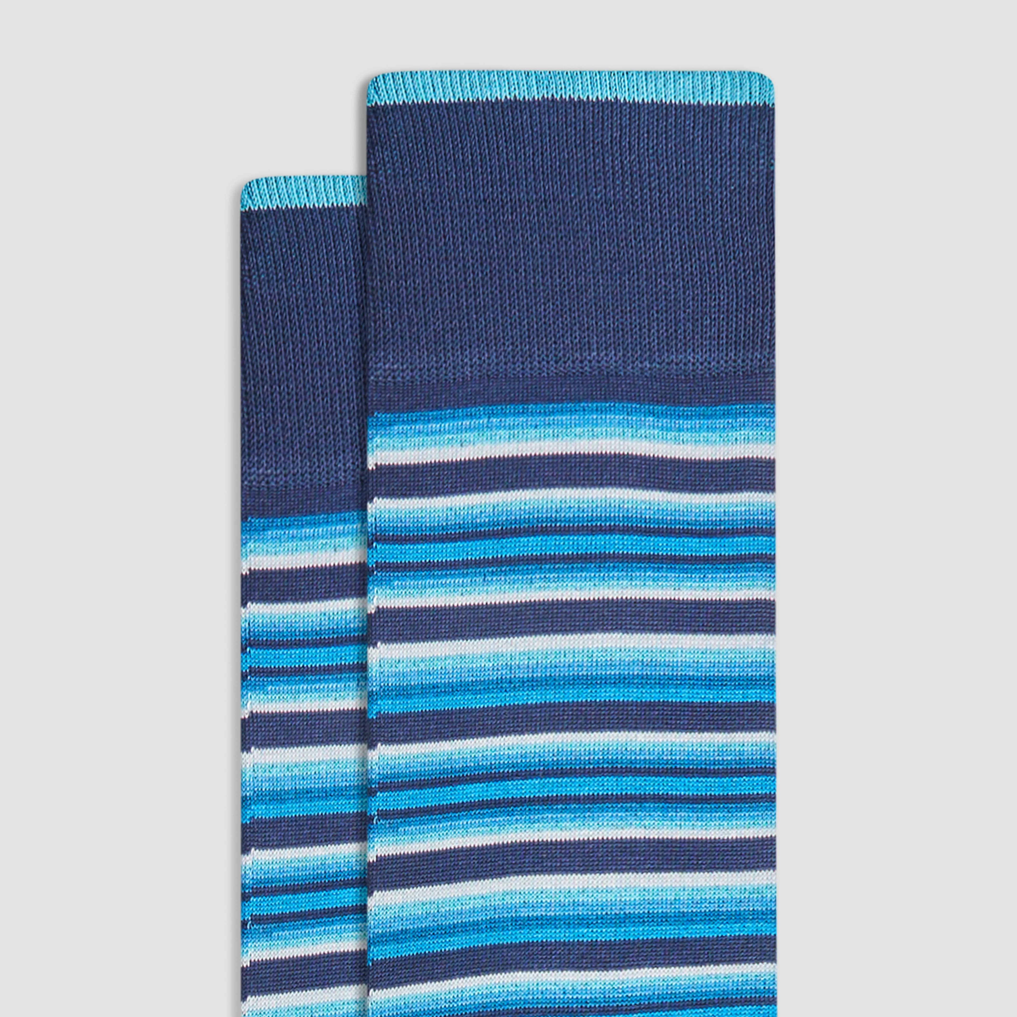 Striped Mid-Calf Socks sold by Bugatchi product image thumbnail 2