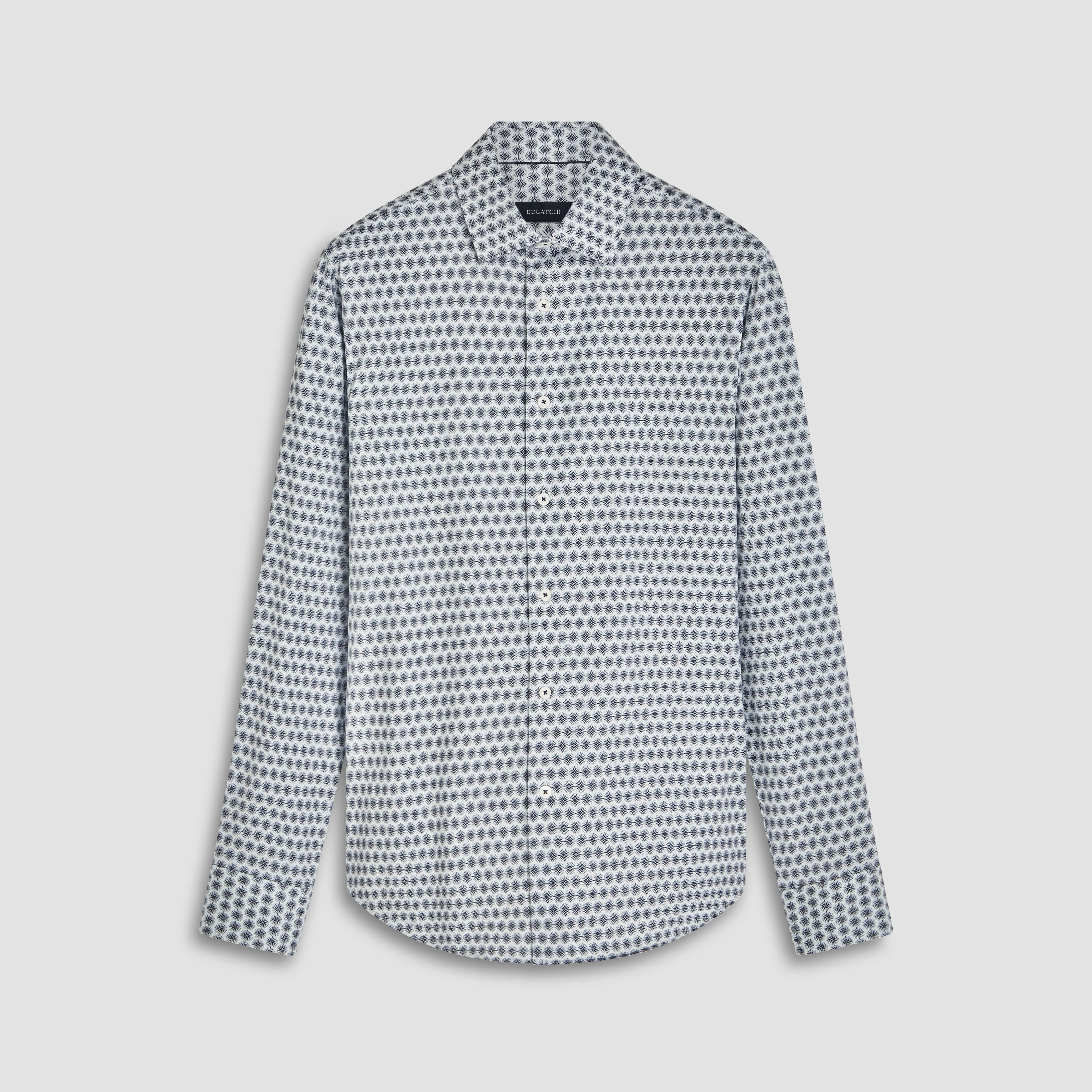 James Geometric OoohCotton Shirt sold by Bugatchi