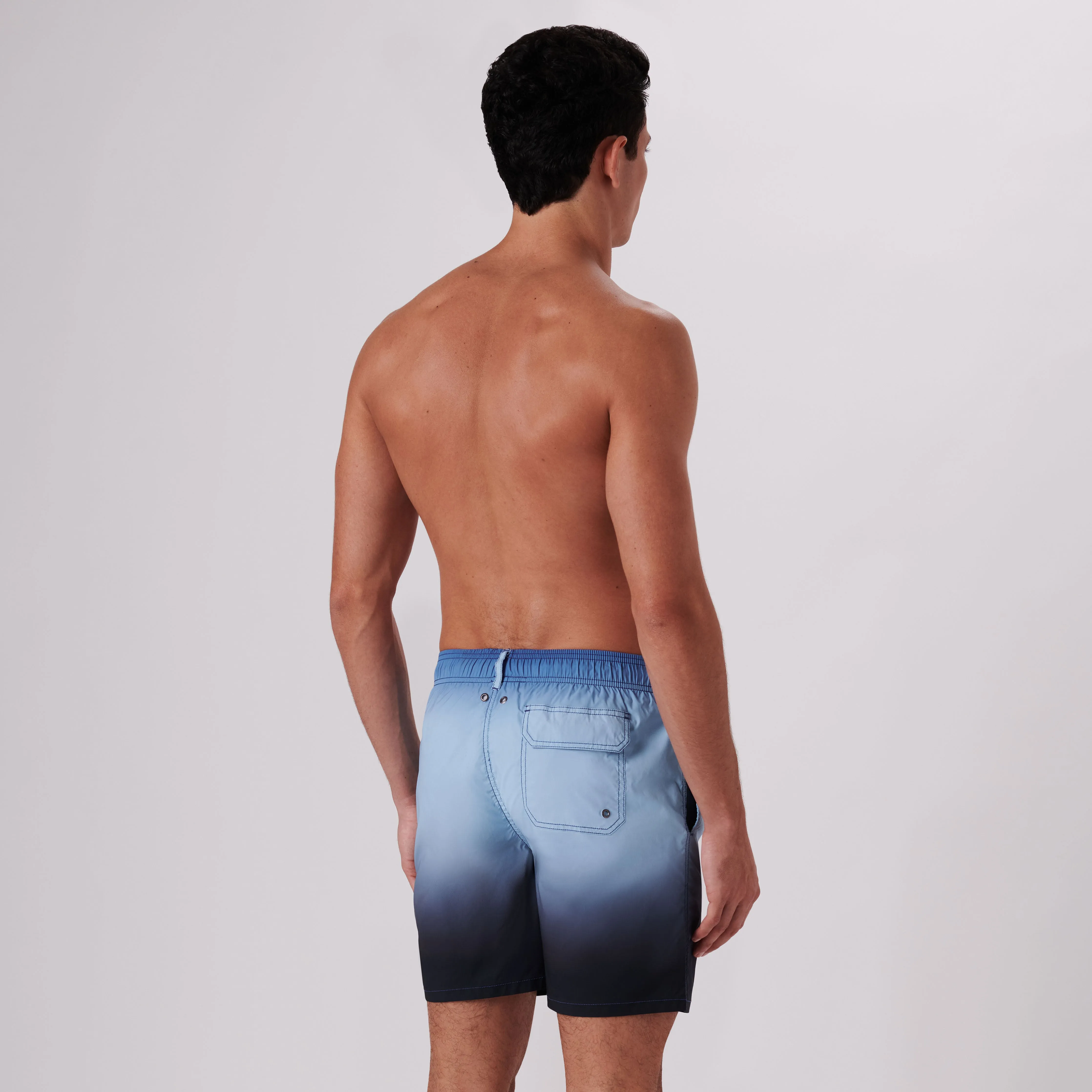 Cosmo Solid Gradient Swim Trunks sold by Bugatchi product image thumbnail 5