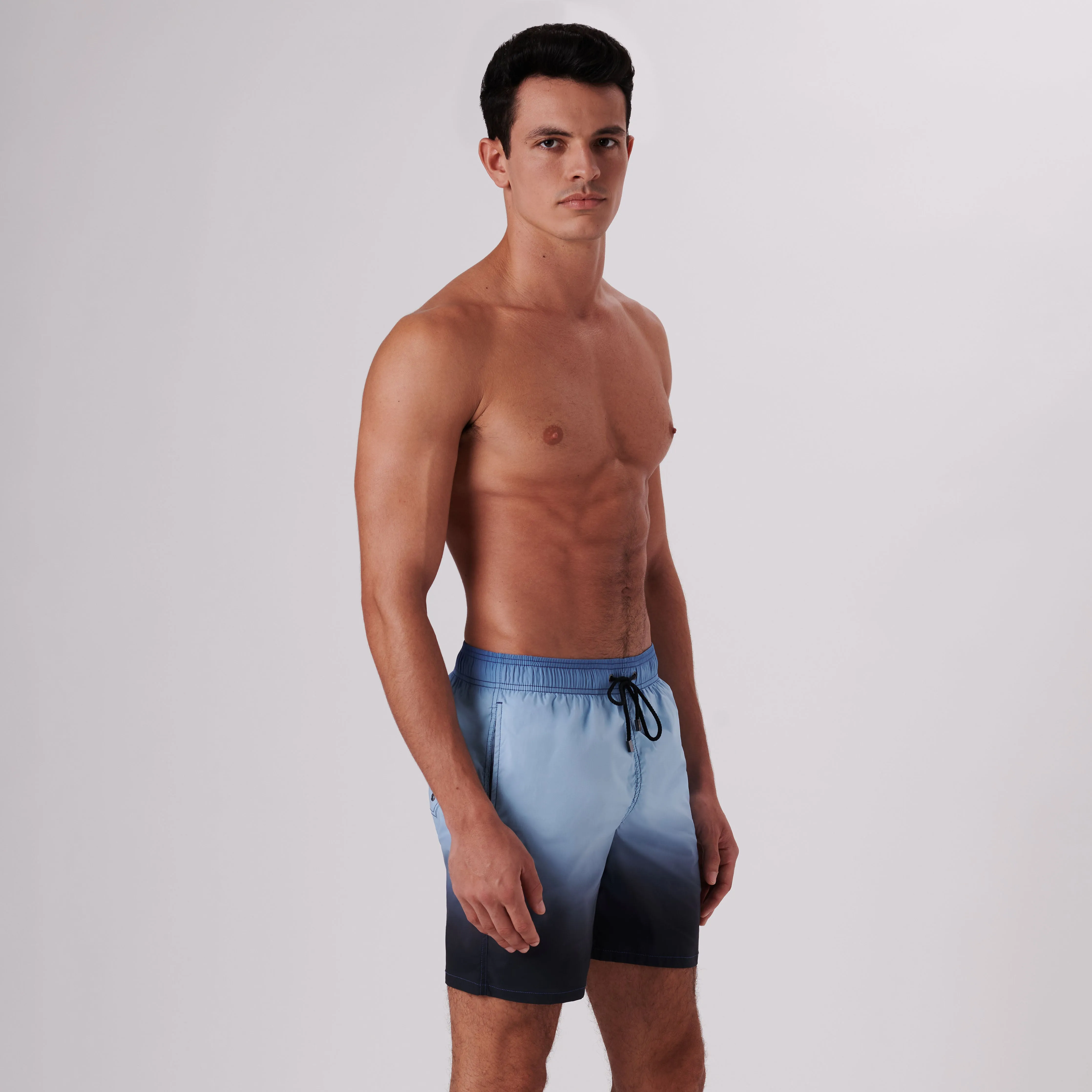 Cosmo Solid Gradient Swim Trunks sold by Bugatchi product image thumbnail 4