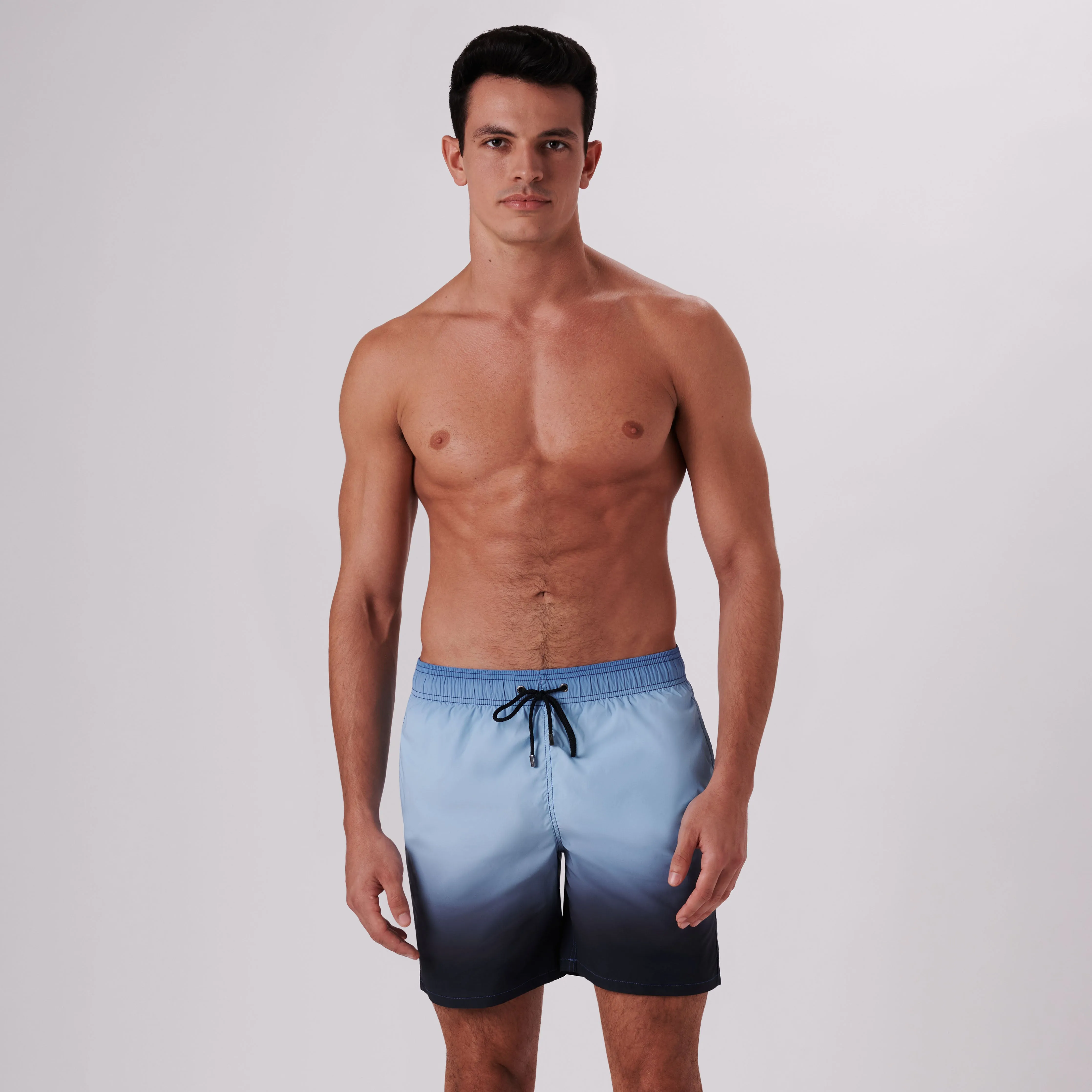 Cosmo Solid Gradient Swim Trunks sold by Bugatchi product image thumbnail 3