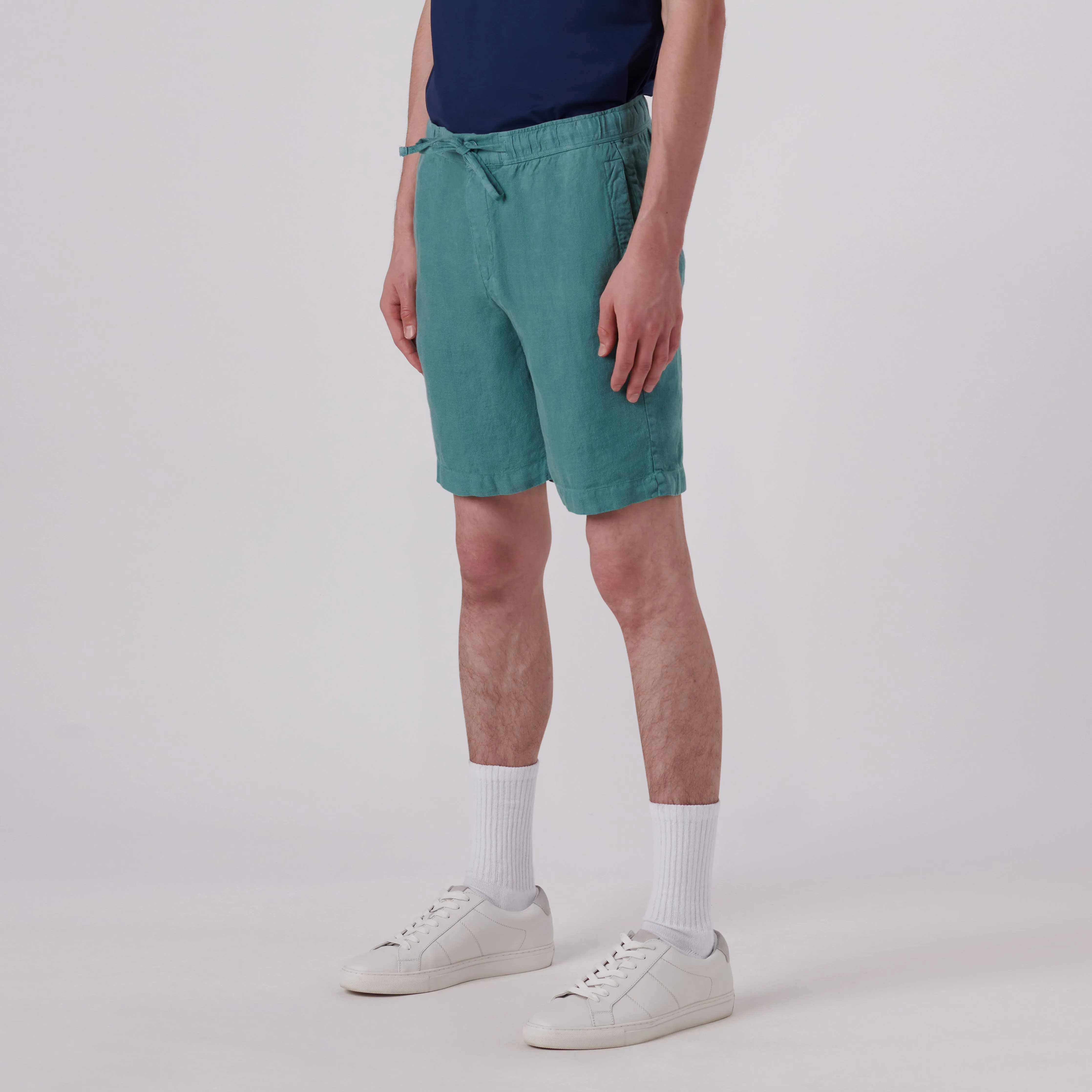 Linen Bermuda Shorts sold by Bugatchi product image thumbnail 3