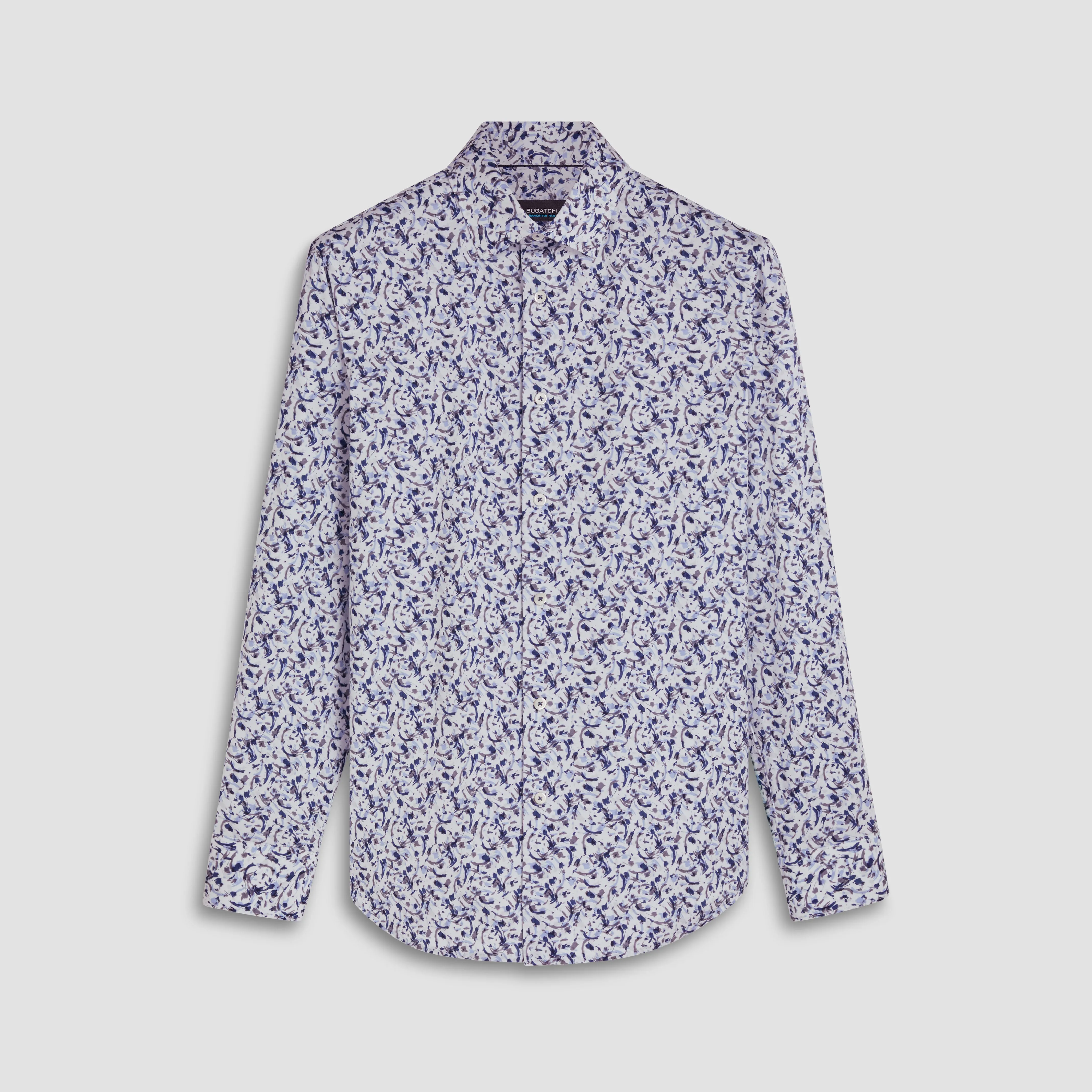 James Abstract Print OoohCotton Shirt sold by Bugatchi