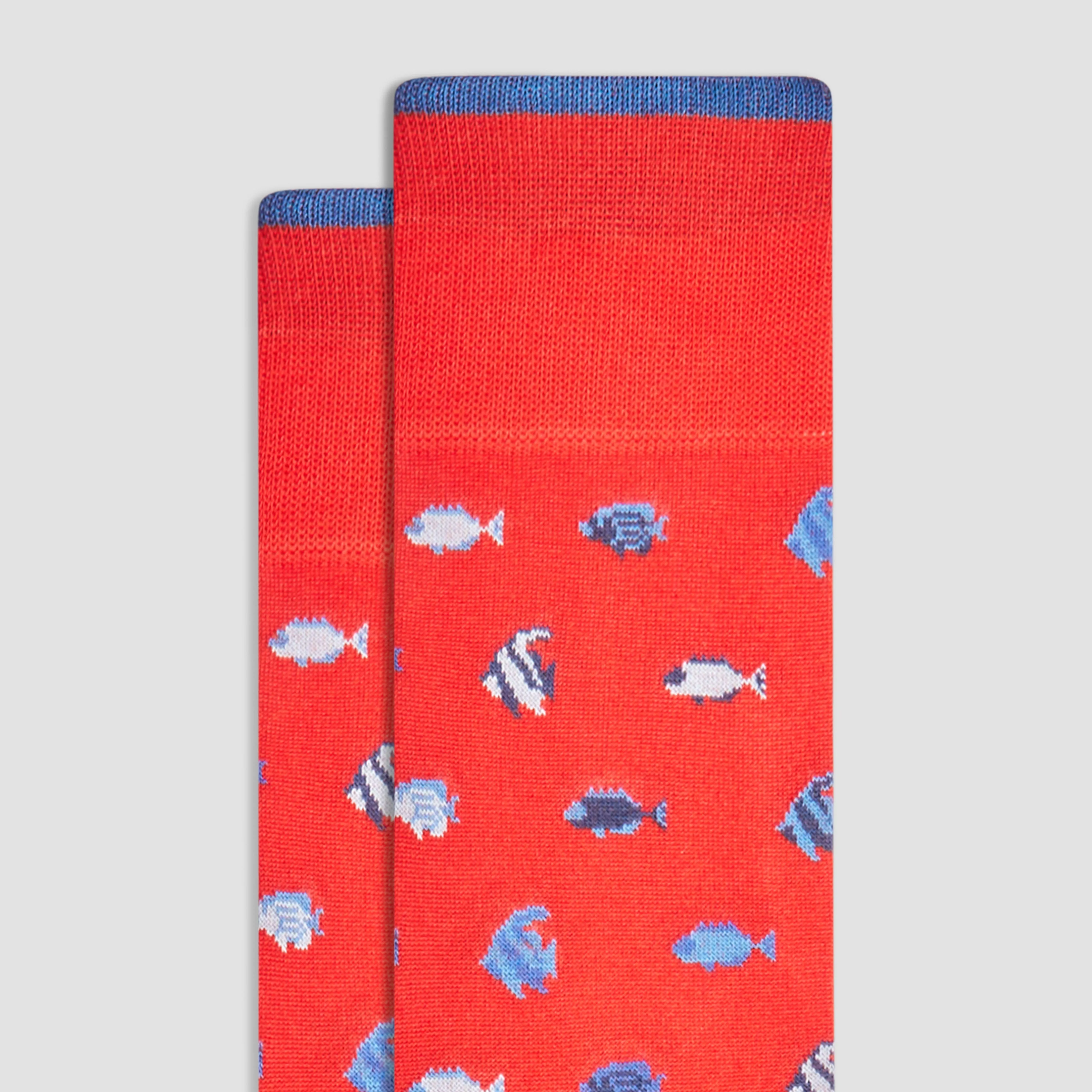 Fish Mid-Calf Socks sold by Bugatchi product image thumbnail 2