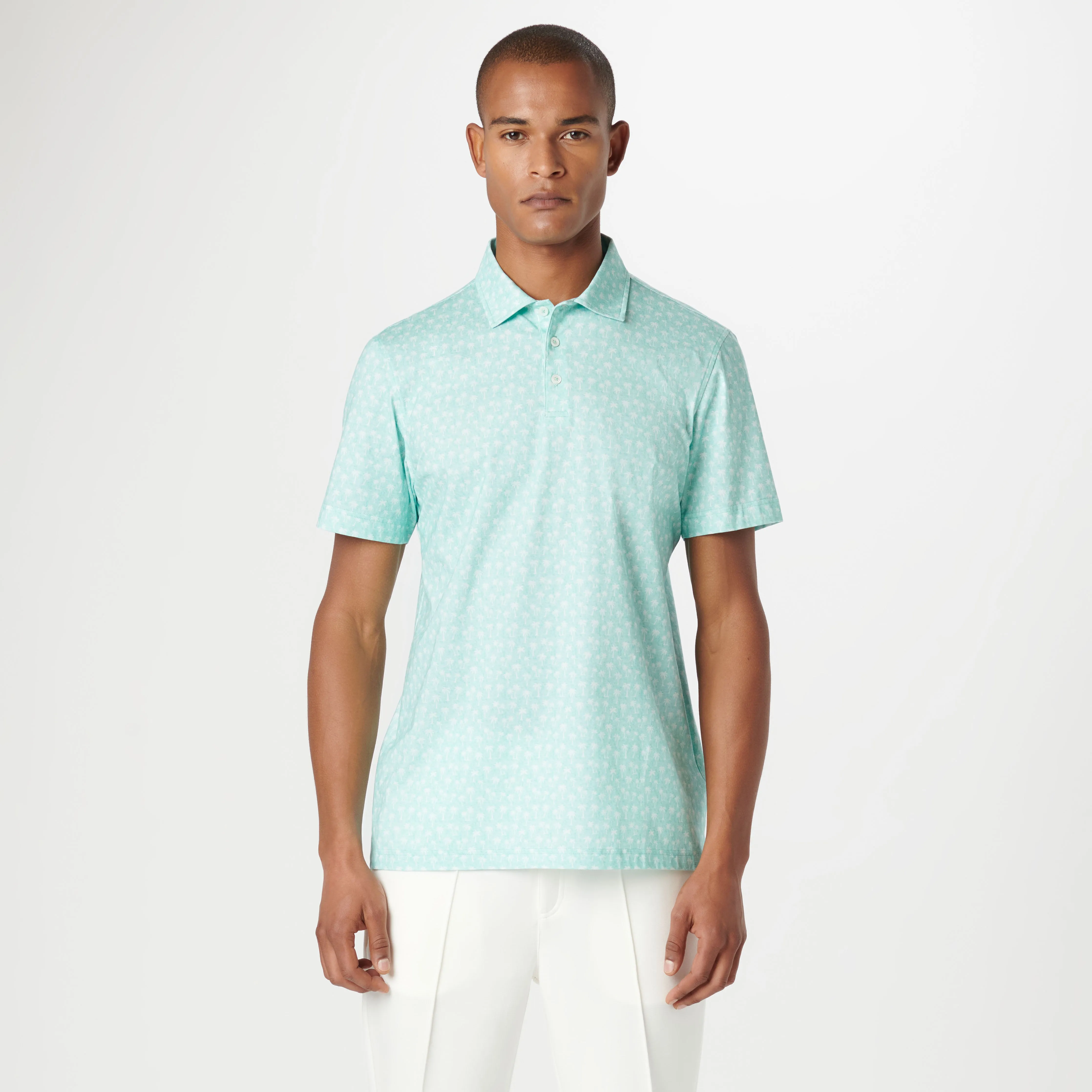 Victor Palm Tree OoohCotton Polo sold by Bugatchi product image thumbnail 2