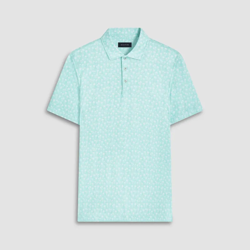 Victor Palm Tree OoohCotton Polo sold by Bugatchi
