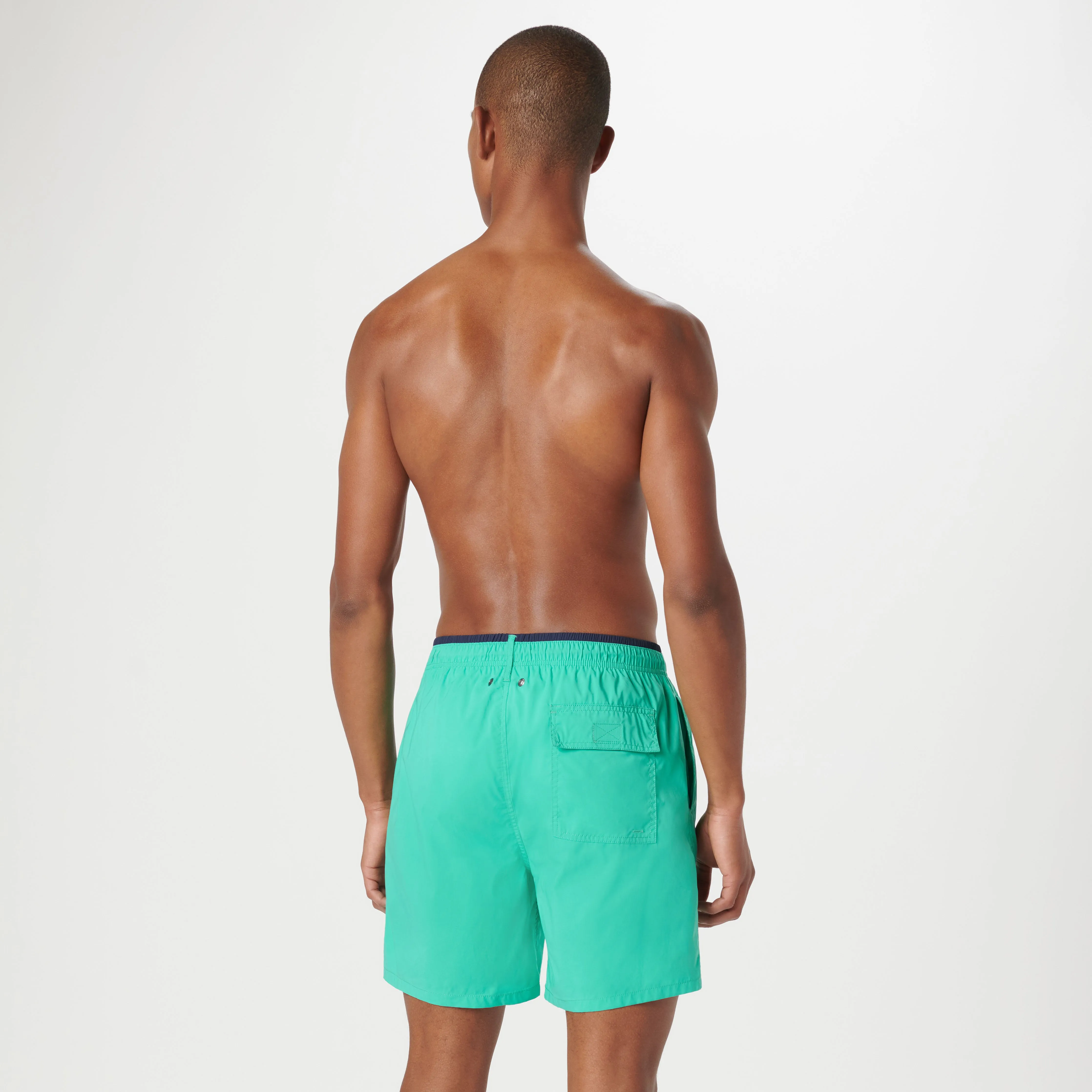 Quinn Solid Swim Trunks sold by Bugatchi product image thumbnail 4