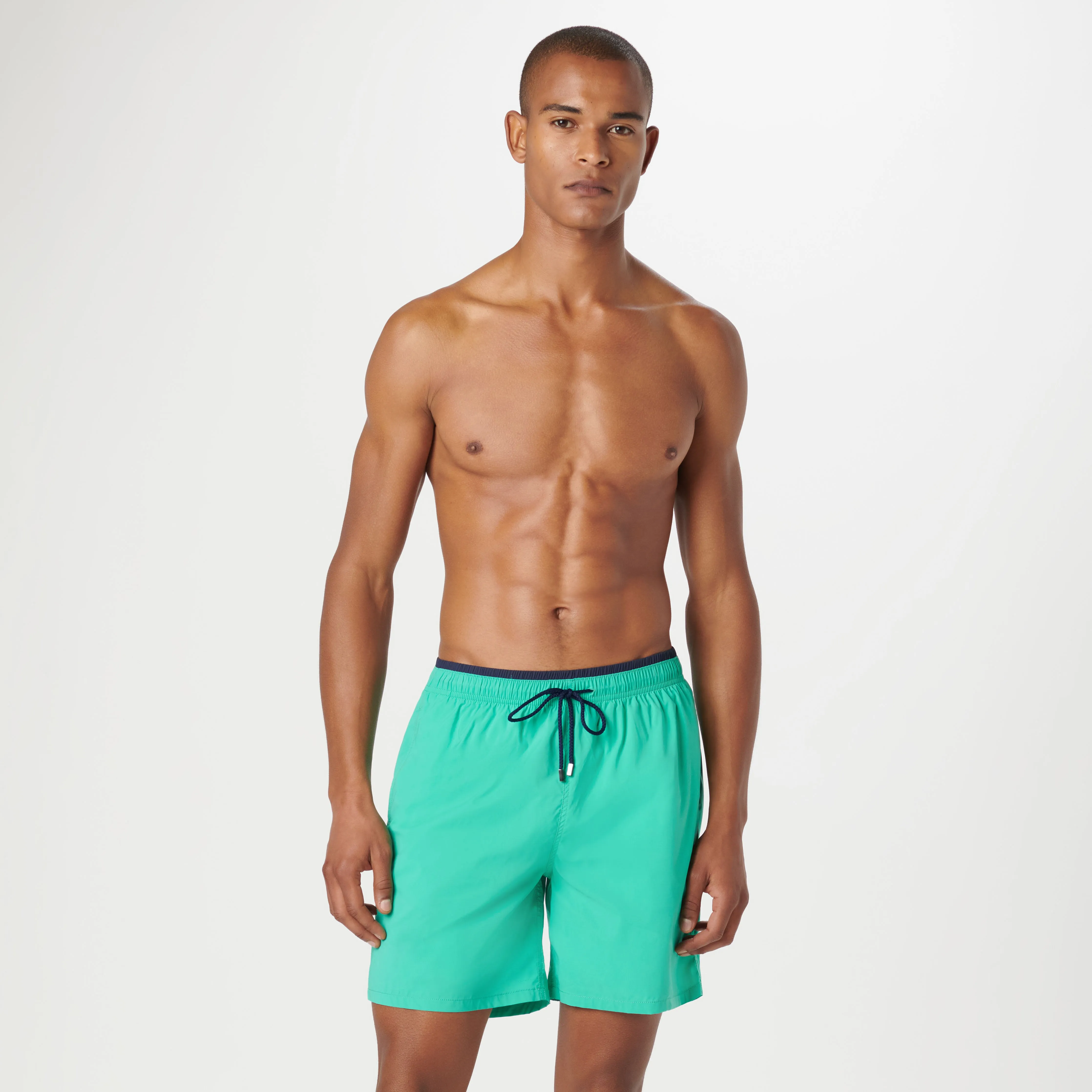 Quinn Solid Swim Trunks sold by Bugatchi product image thumbnail 2