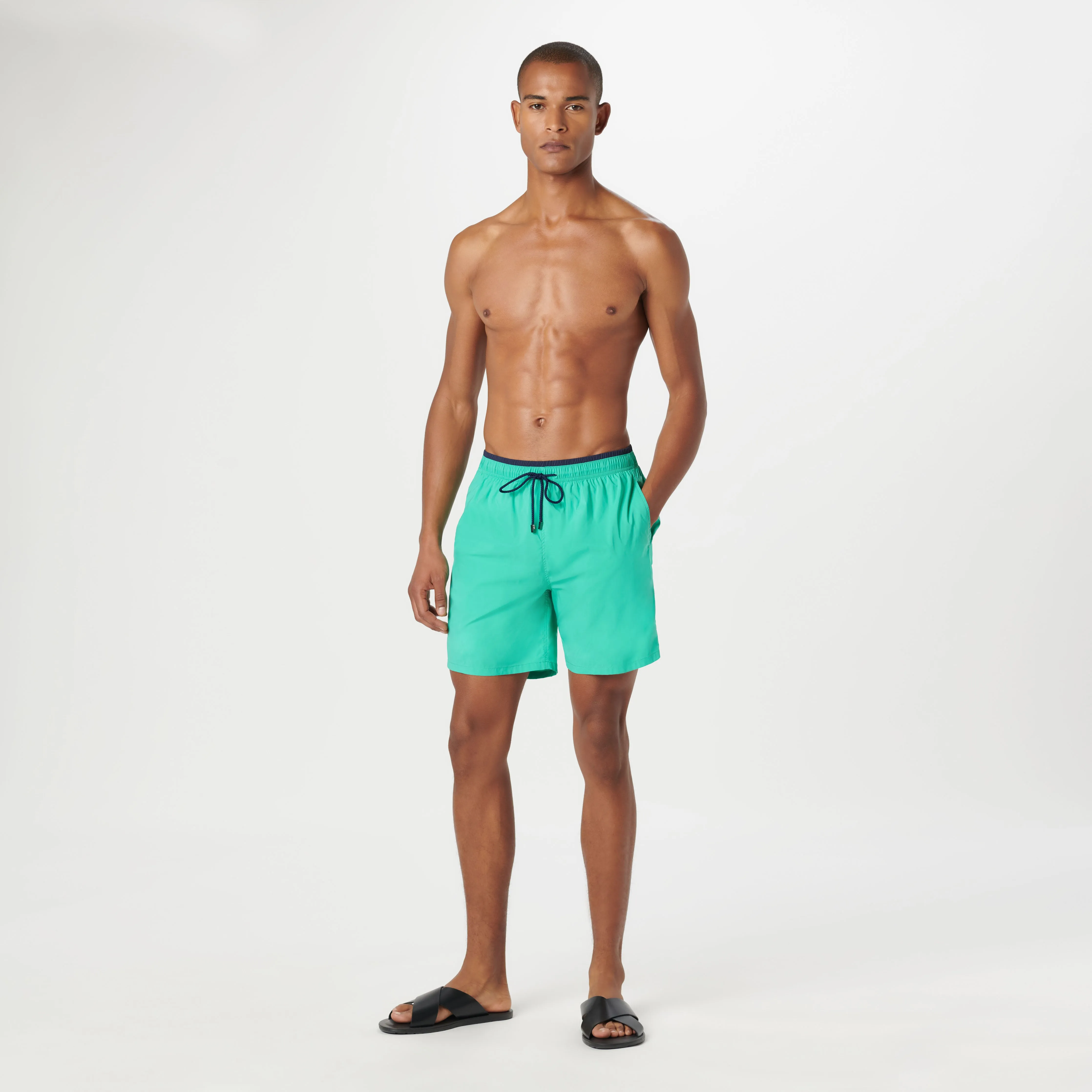 Quinn Solid Swim Trunks sold by Bugatchi product image thumbnail 5