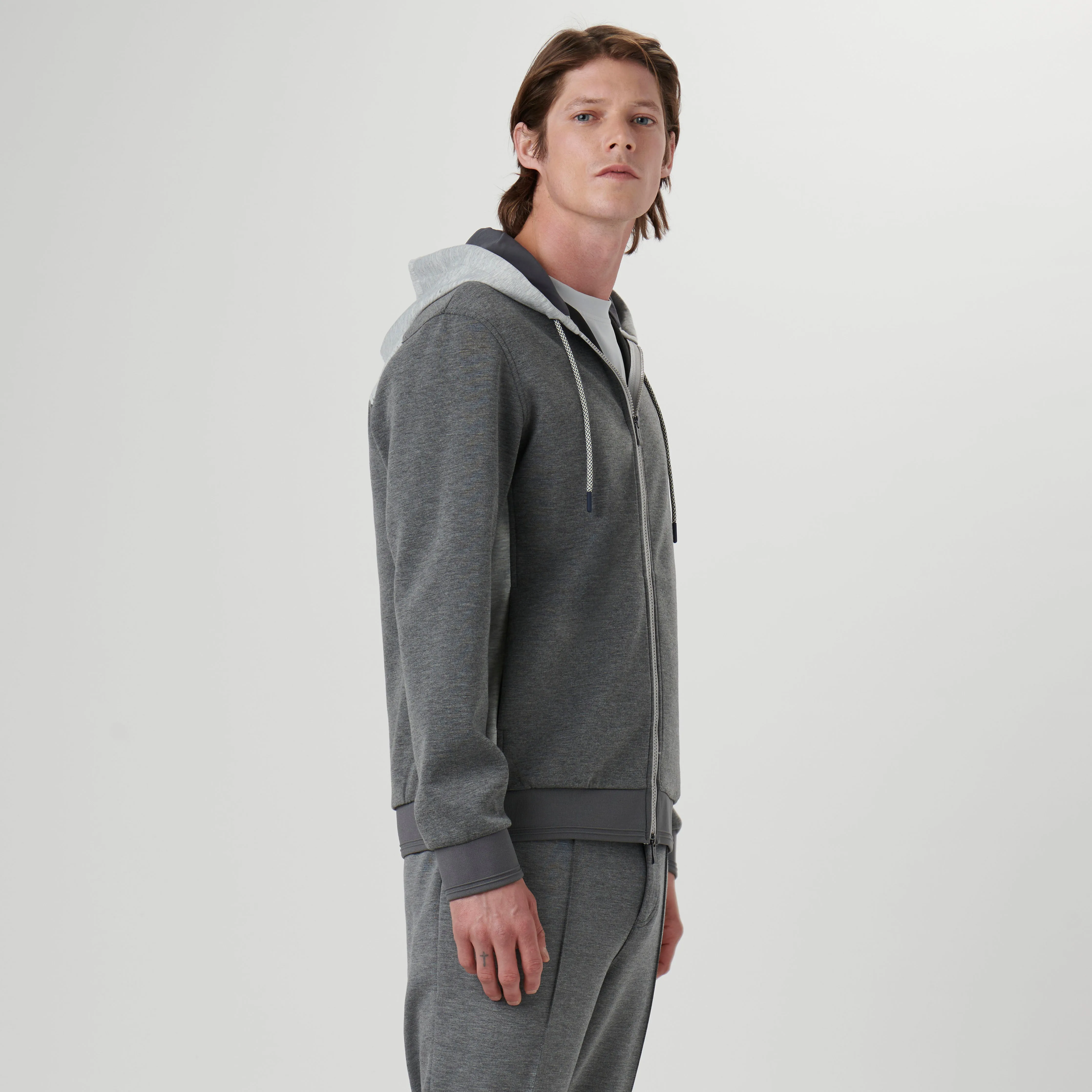 Soft Touch Hoodie Jacket sold by Bugatchi product image thumbnail 3