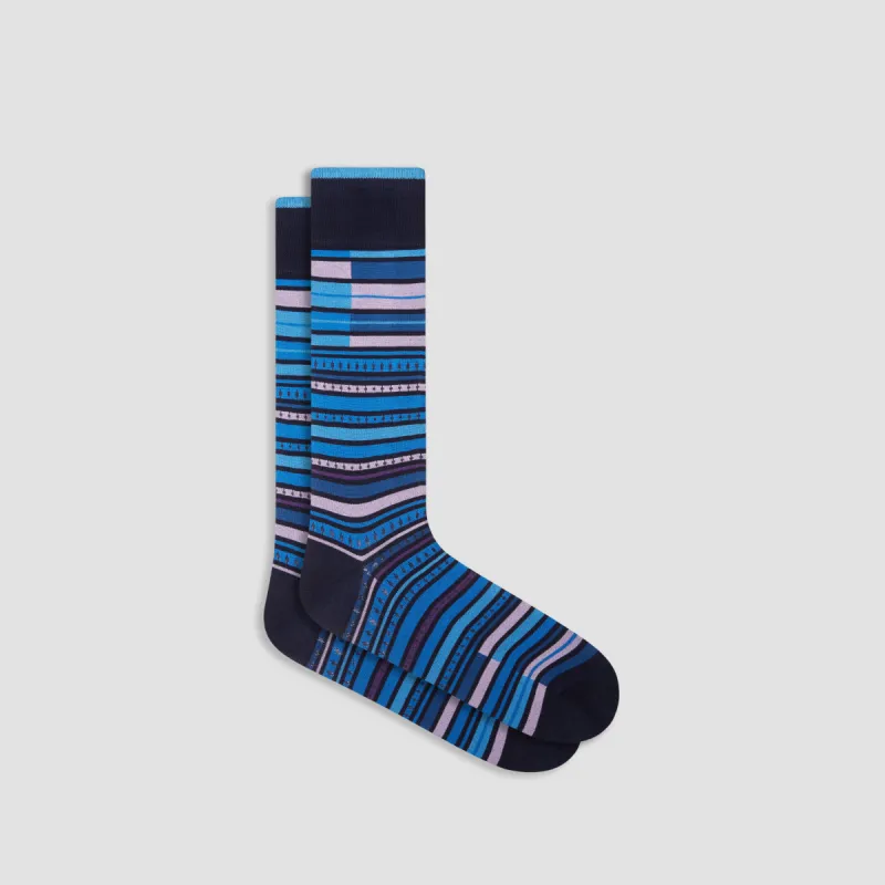 Striped Mid-Calf Socks sold by Bugatchi