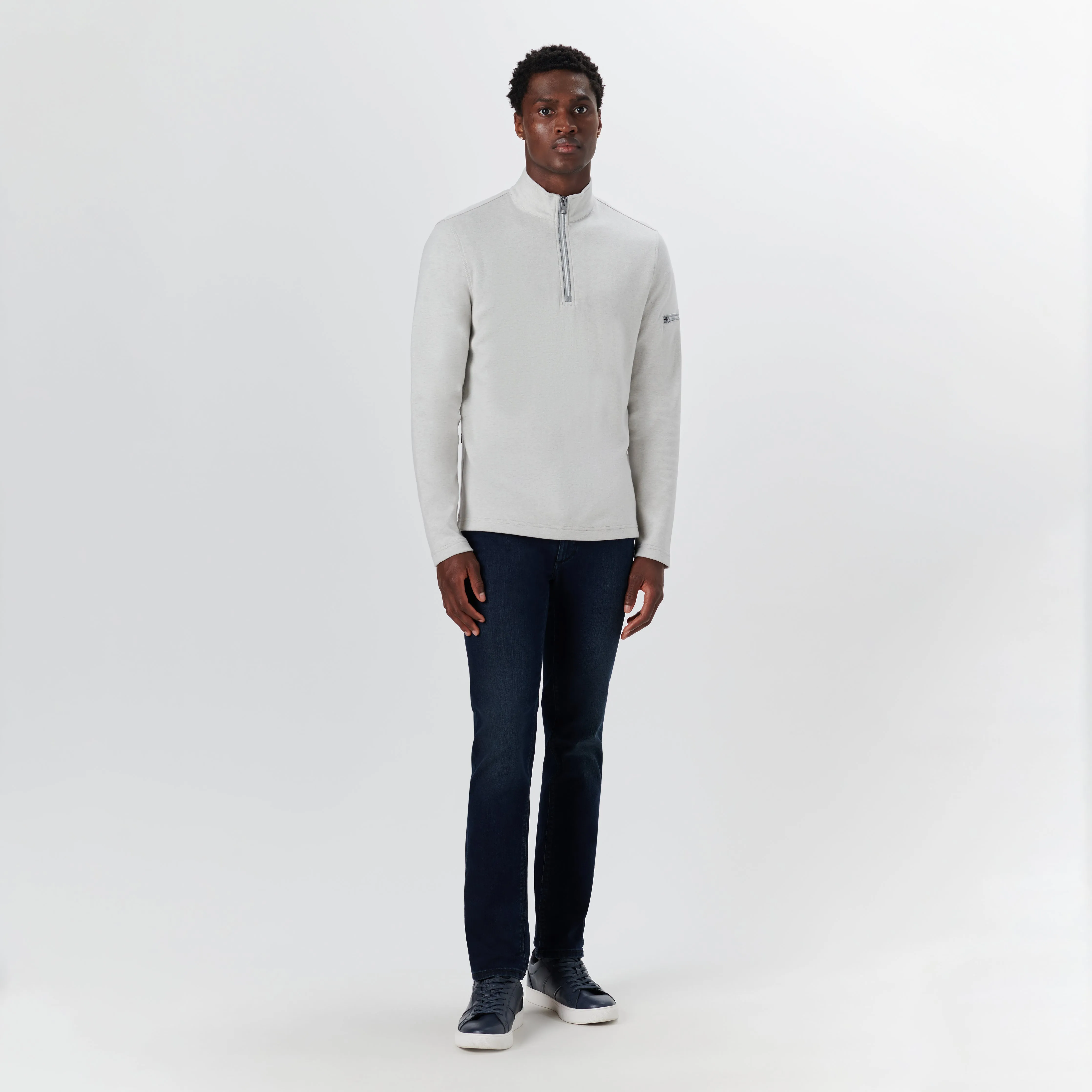 Quarter Zip Pullover Sweatshirt sold by Bugatchi product image thumbnail 5