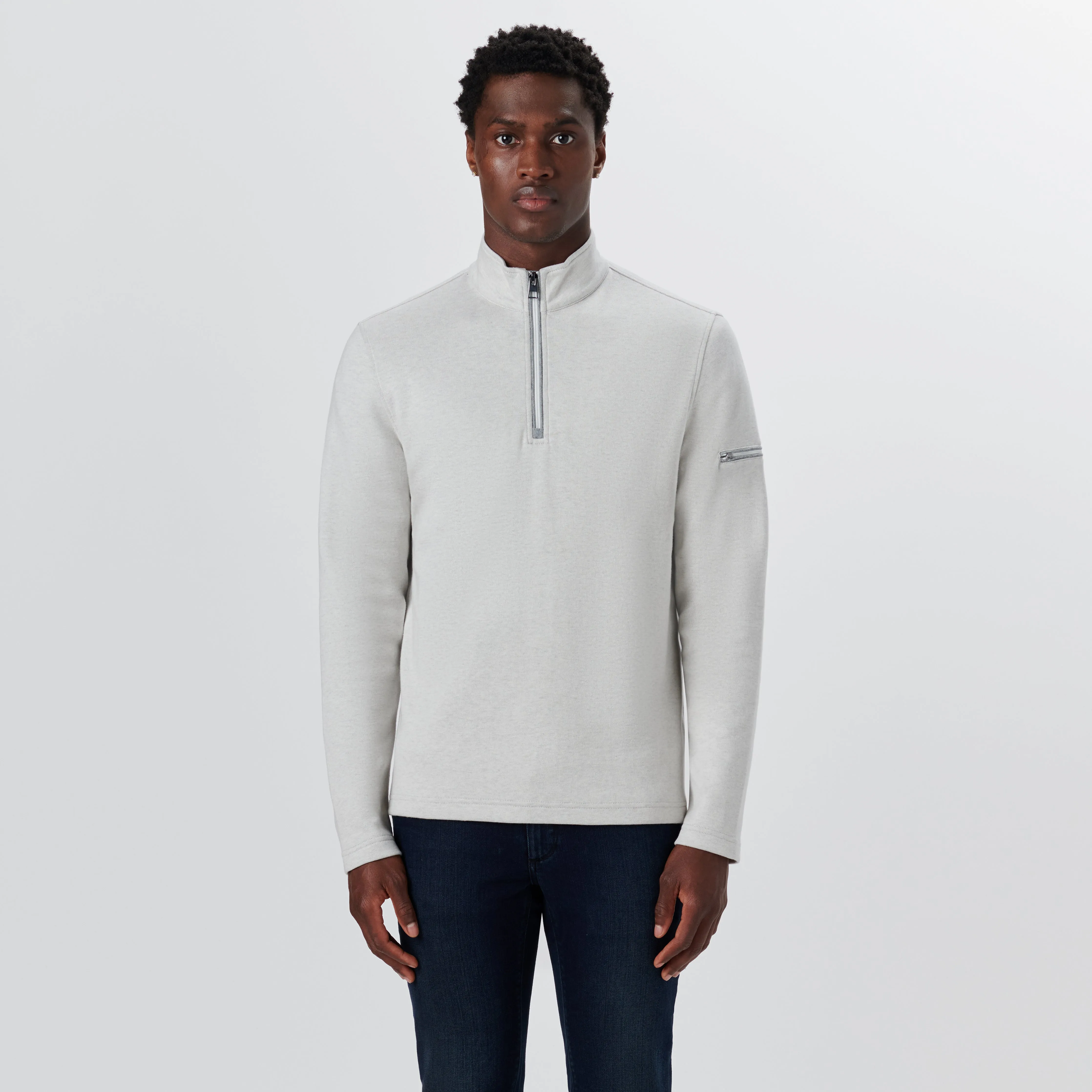 Quarter Zip Pullover Sweatshirt sold by Bugatchi product image thumbnail 2