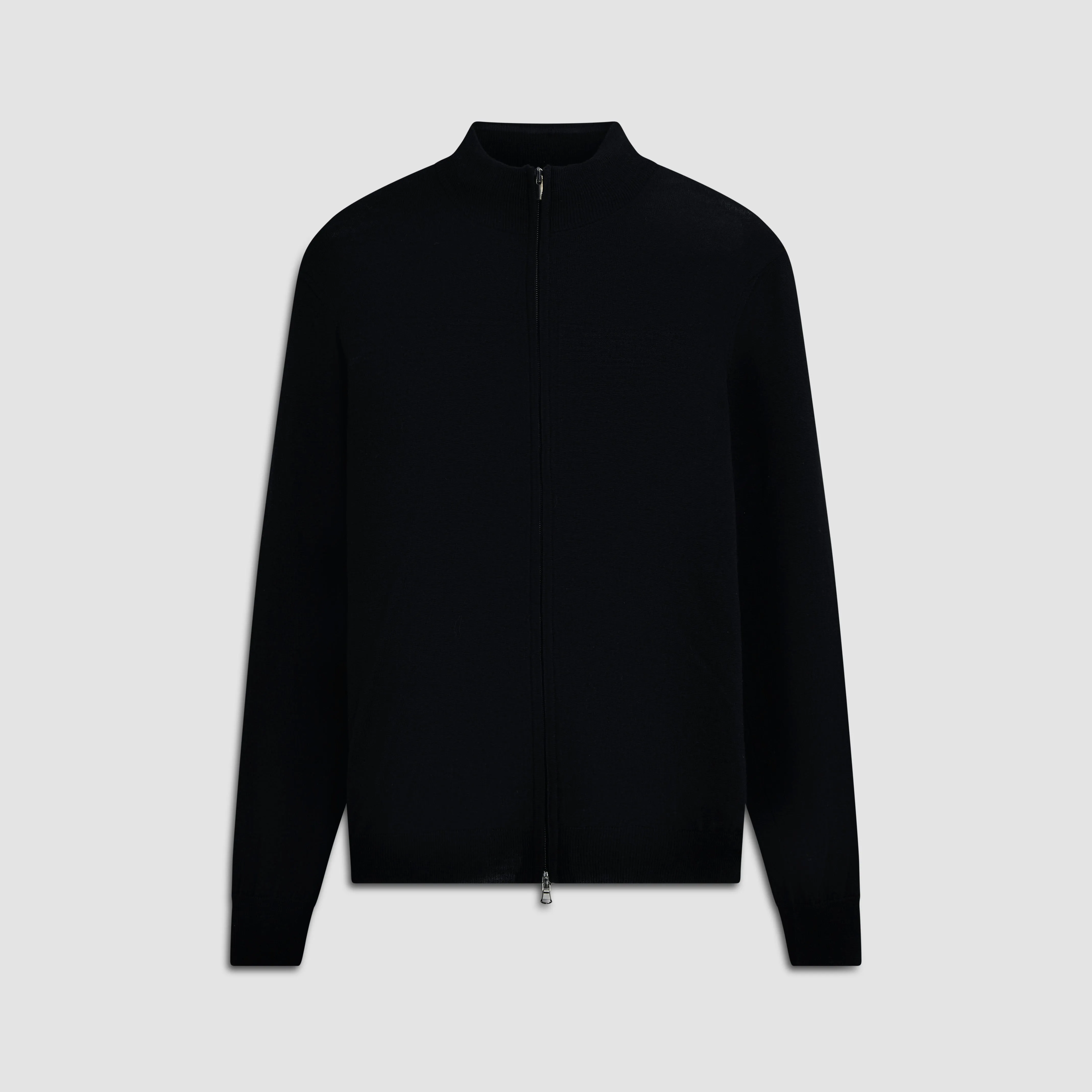 Super Merino Solid Sweater Jacket sold by Bugatchi