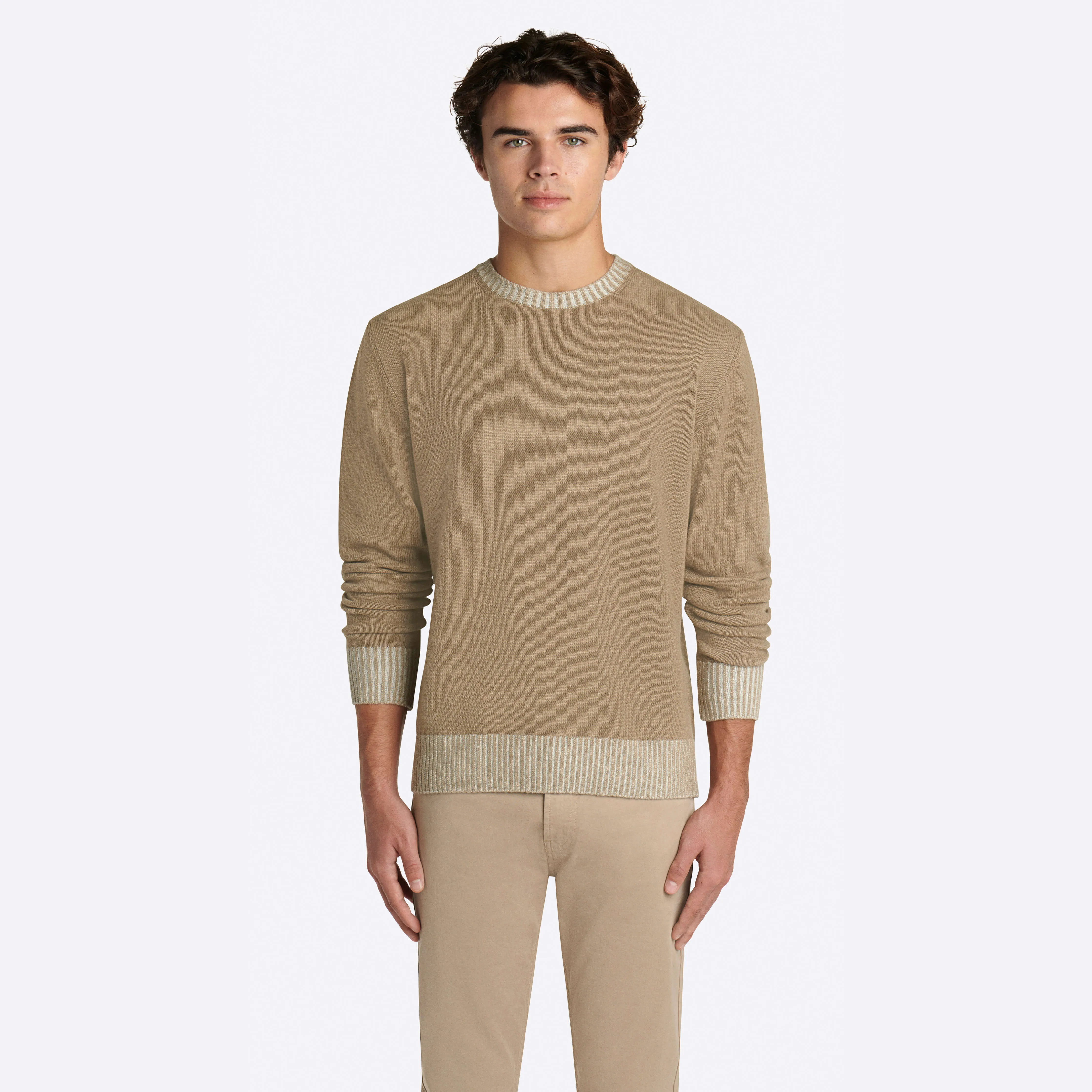 Solid Crew Neck Sweater sold by Bugatchi product image thumbnail 2