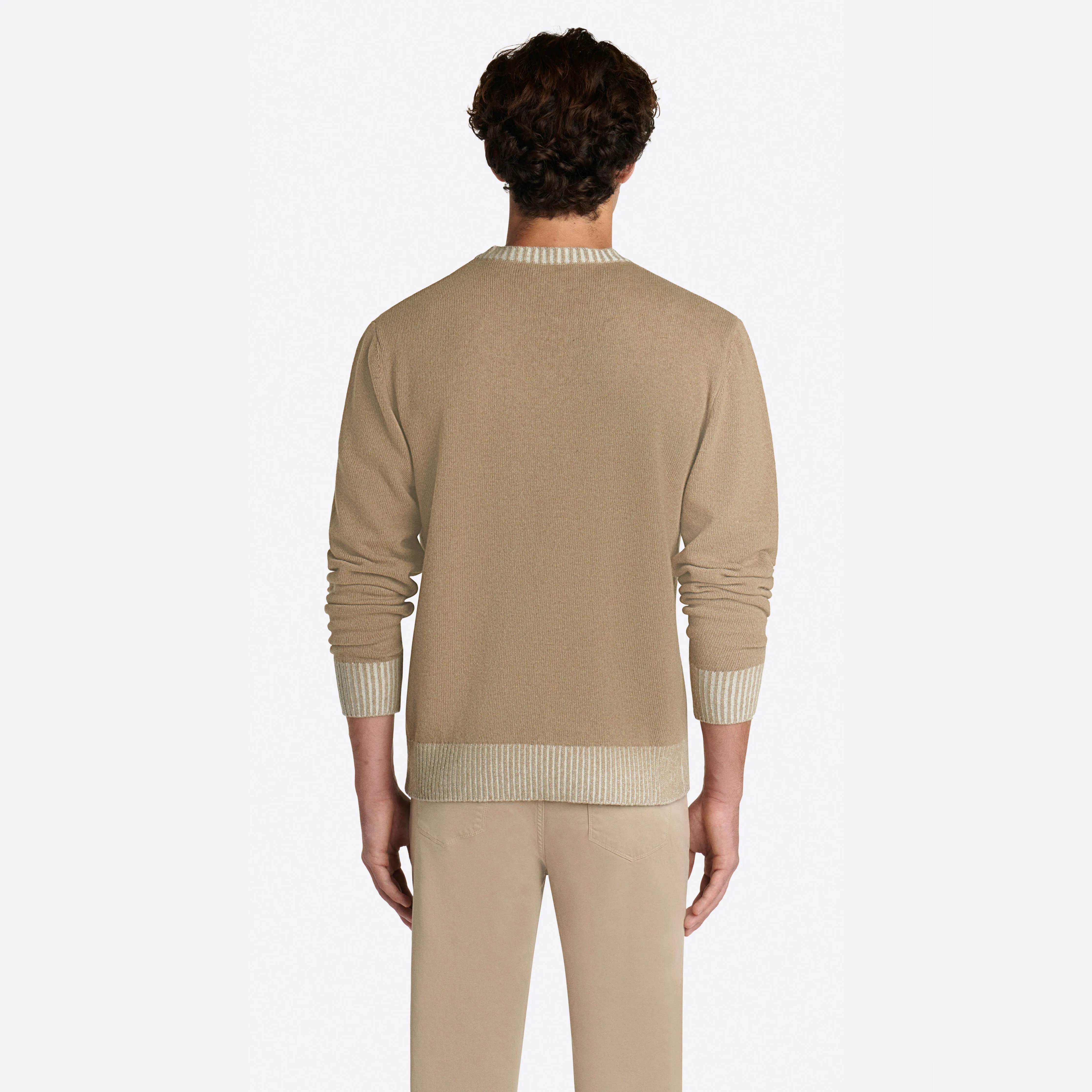 Solid Crew Neck Sweater sold by Bugatchi product image thumbnail 5