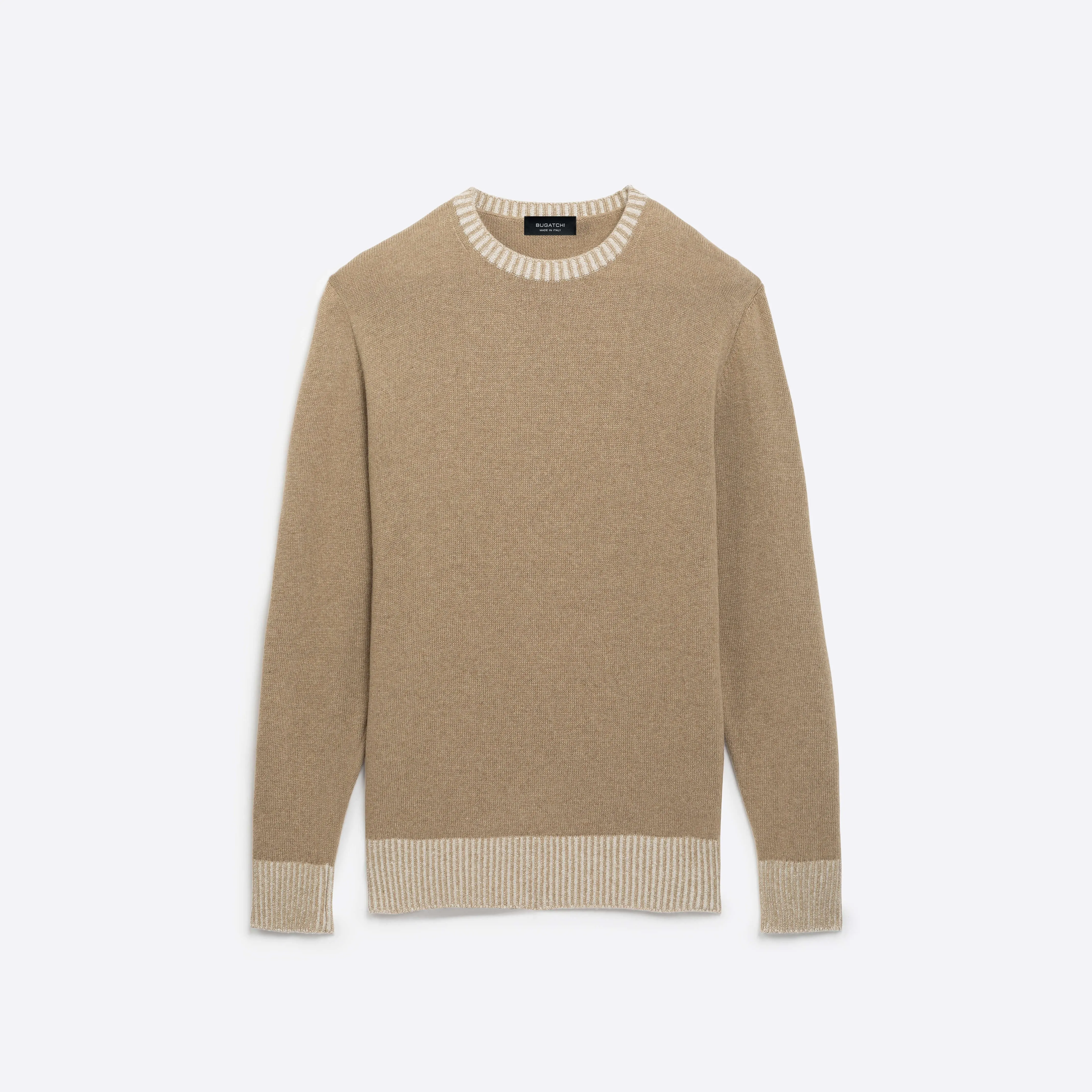 Solid Crew Neck Sweater sold by Bugatchi