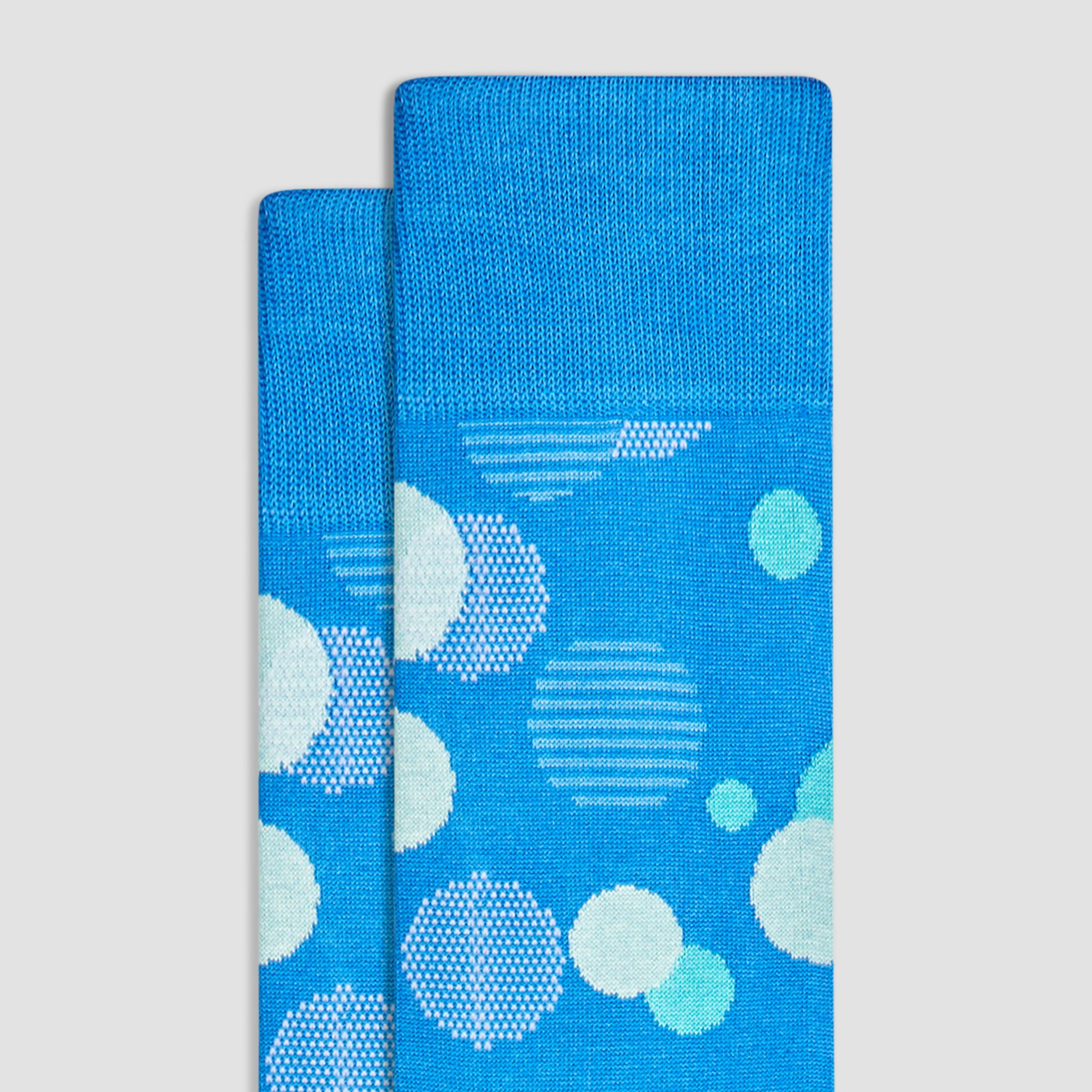 Geometric Mid-Calf Socks sold by Bugatchi product image thumbnail 2