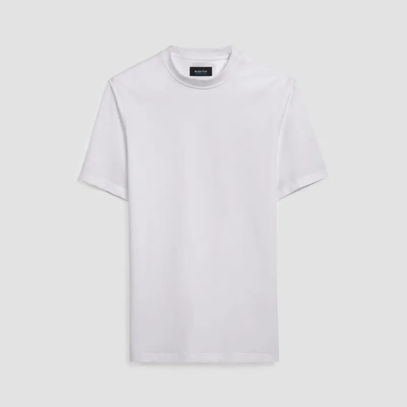 Rufus Solid OoohCotton Short Sleeve Crew sold by Bugatchi