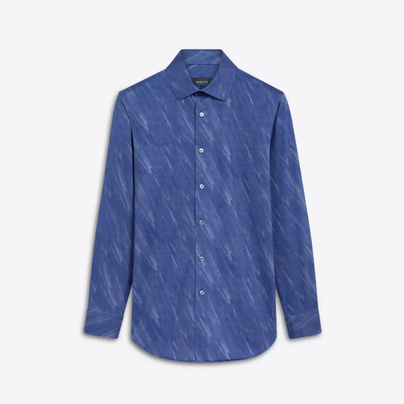 JAMES Textured Airbrush Print OoohCotton Shirt sold by Bugatchi