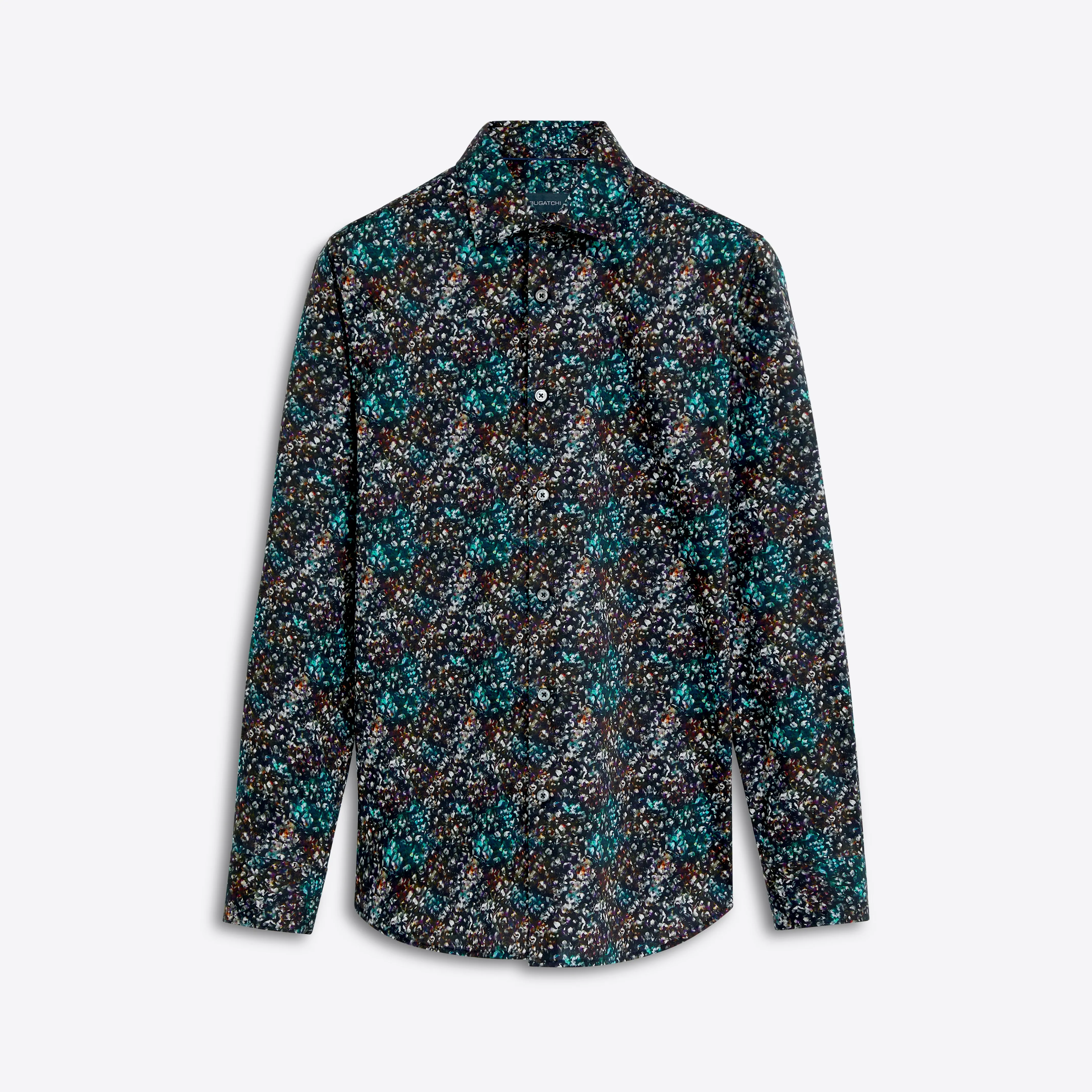 JULIAN Abstract Print Shirt sold by Bugatchi