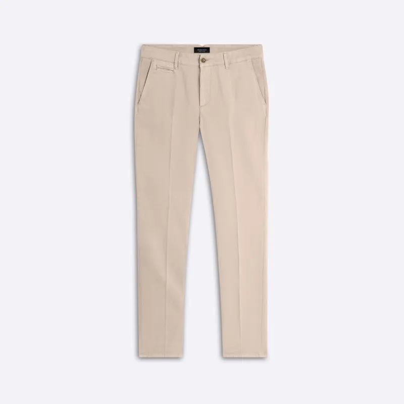 Solid Flat Front Chino Pants sold by Bugatchi