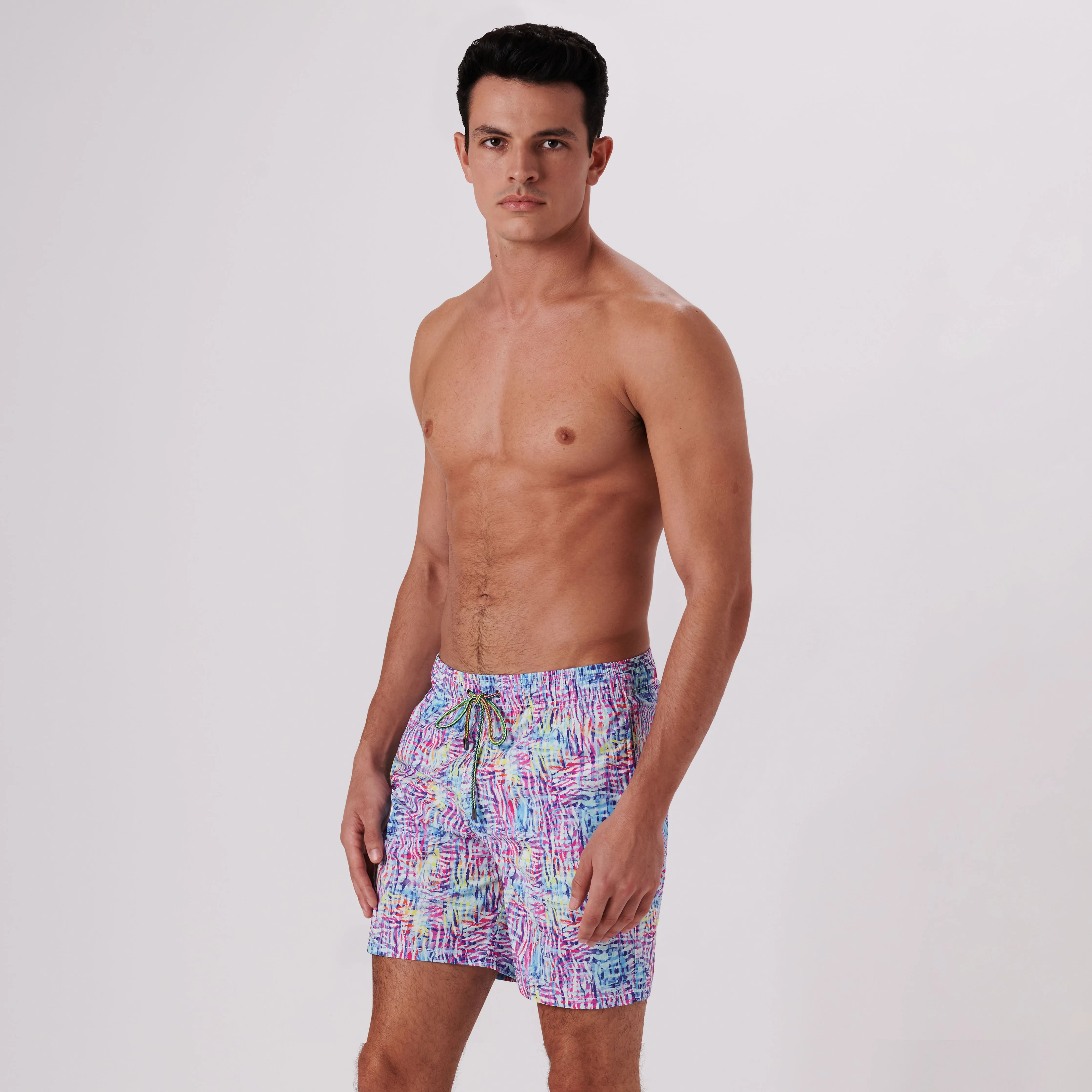 Cosmo Abstract Swim Trunks sold by Bugatchi product image thumbnail 4