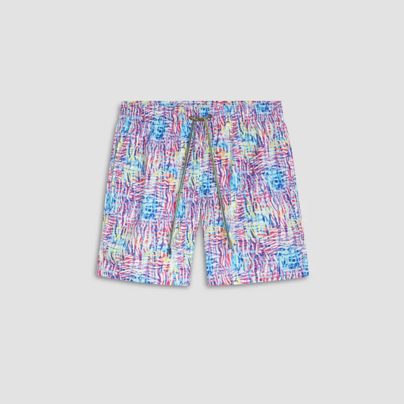 Cosmo Abstract Swim Trunks made by Bugatchi