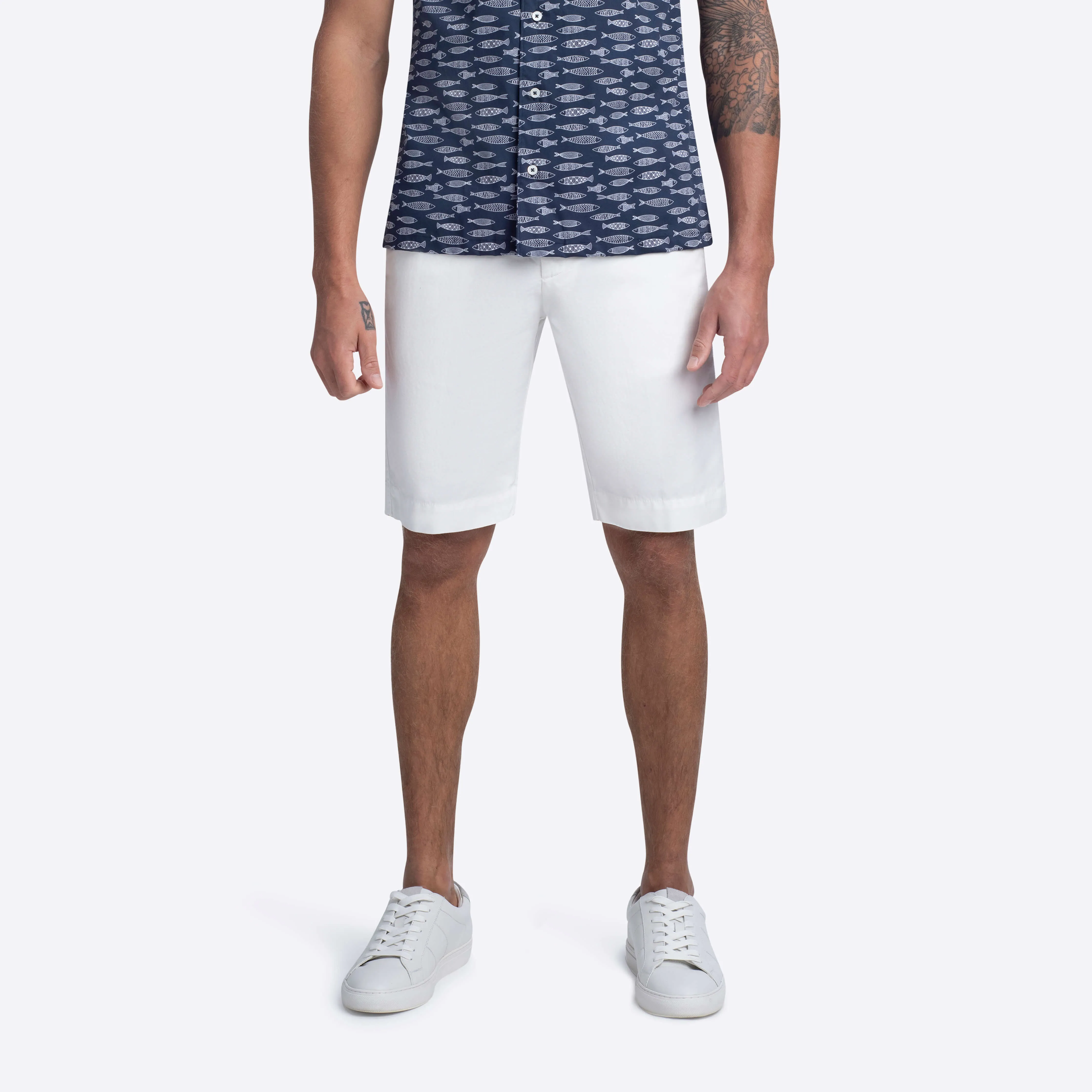 Flat Front Bermuda Shorts sold by Bugatchi product image thumbnail 2