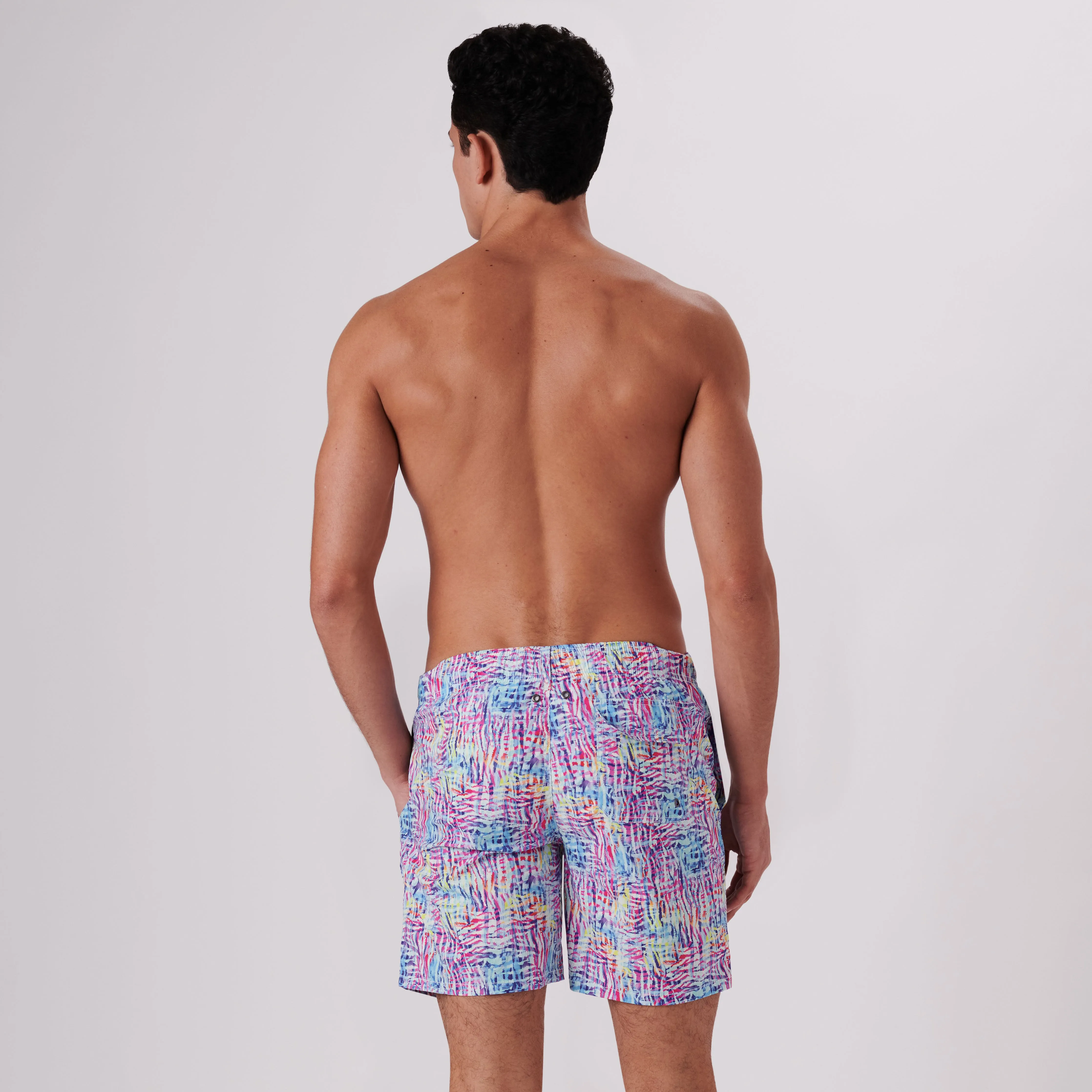 Cosmo Abstract Swim Trunks sold by Bugatchi product image thumbnail 5
