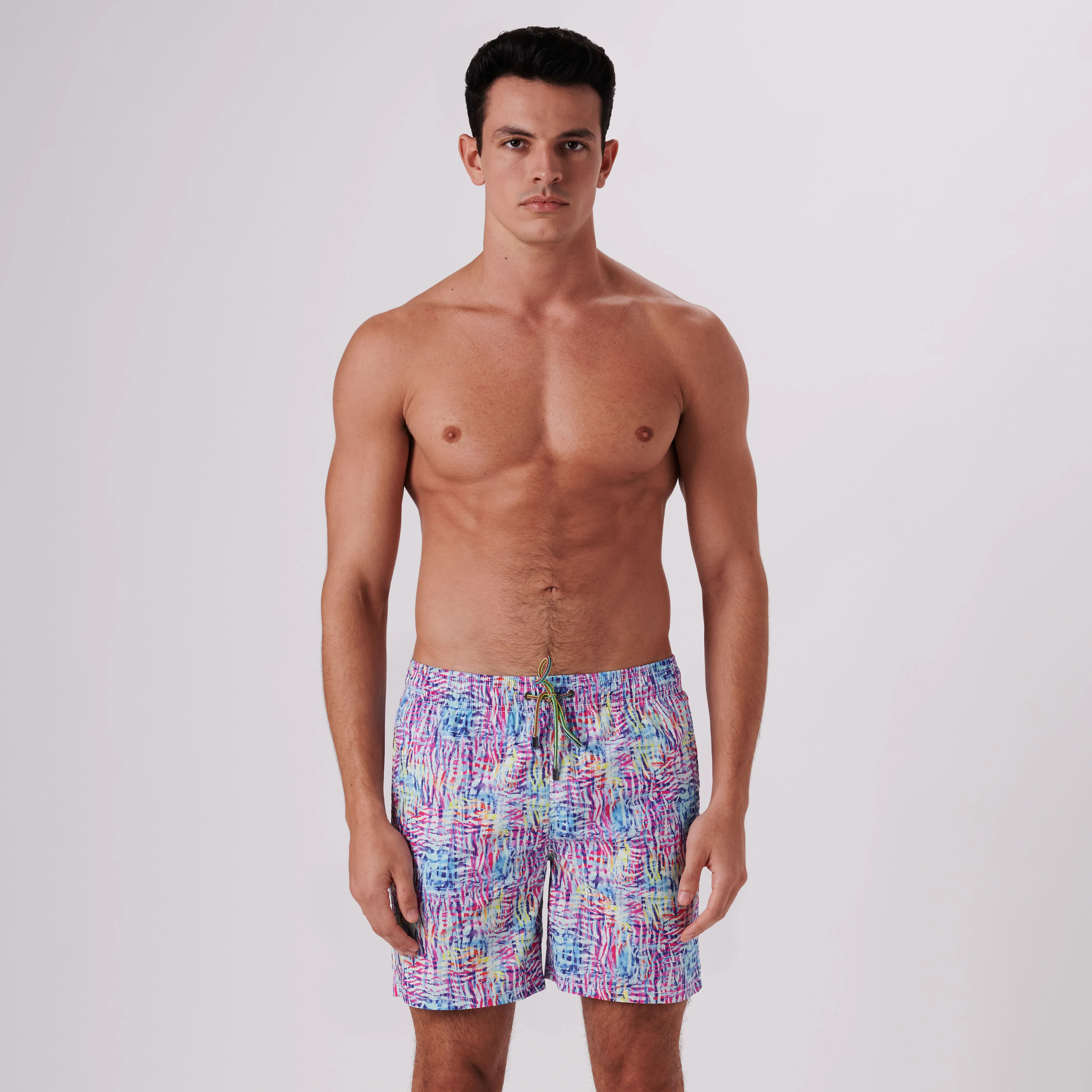Cosmo Abstract Swim Trunks sold by Bugatchi product image thumbnail 3