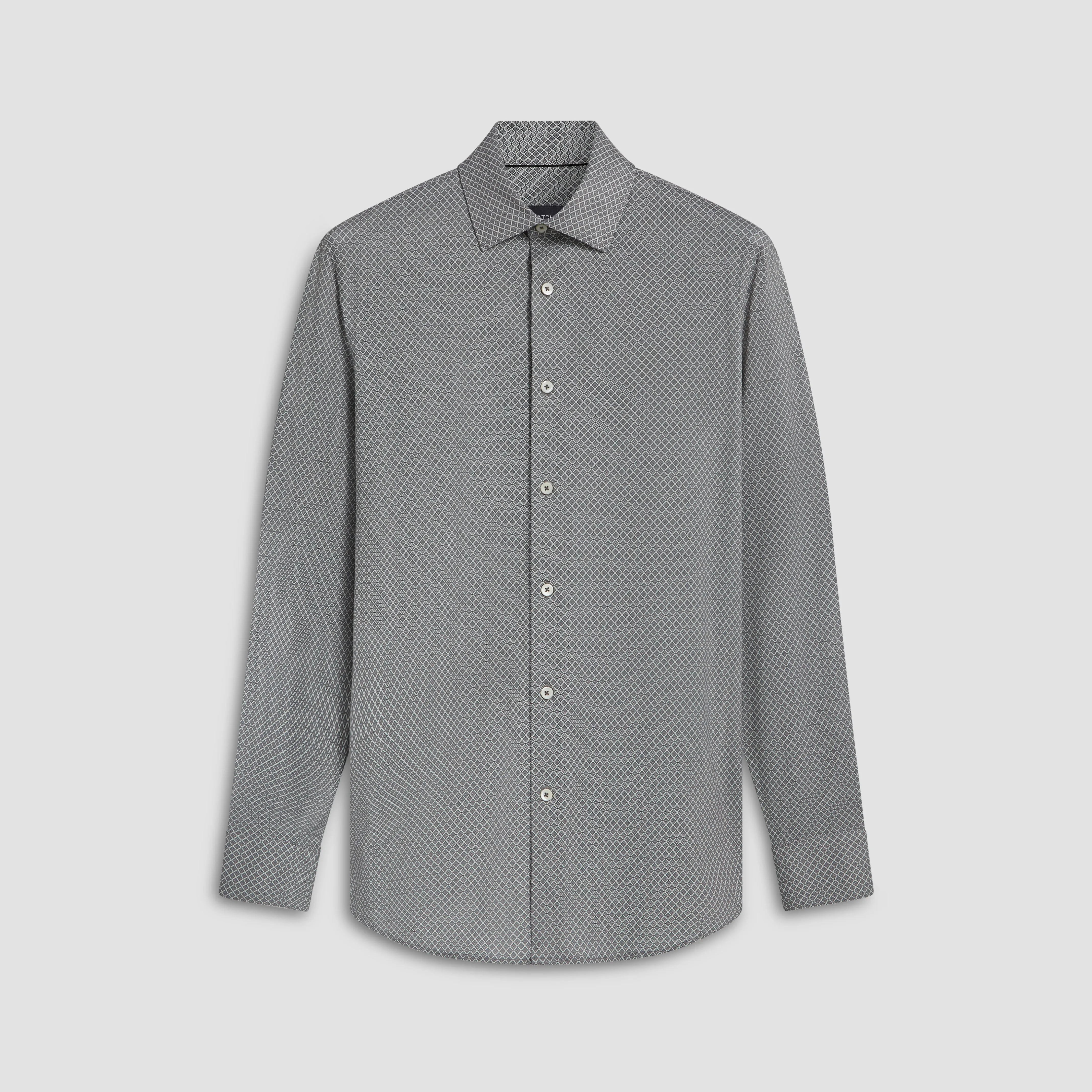 James Diamond Print OoohCotton Shirt sold by Bugatchi