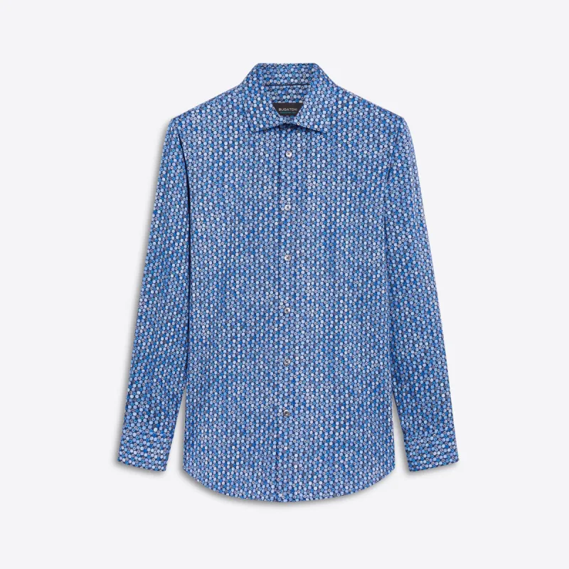 JAMES Geometric Floral Print OoohCotton Shirt sold by Bugatchi